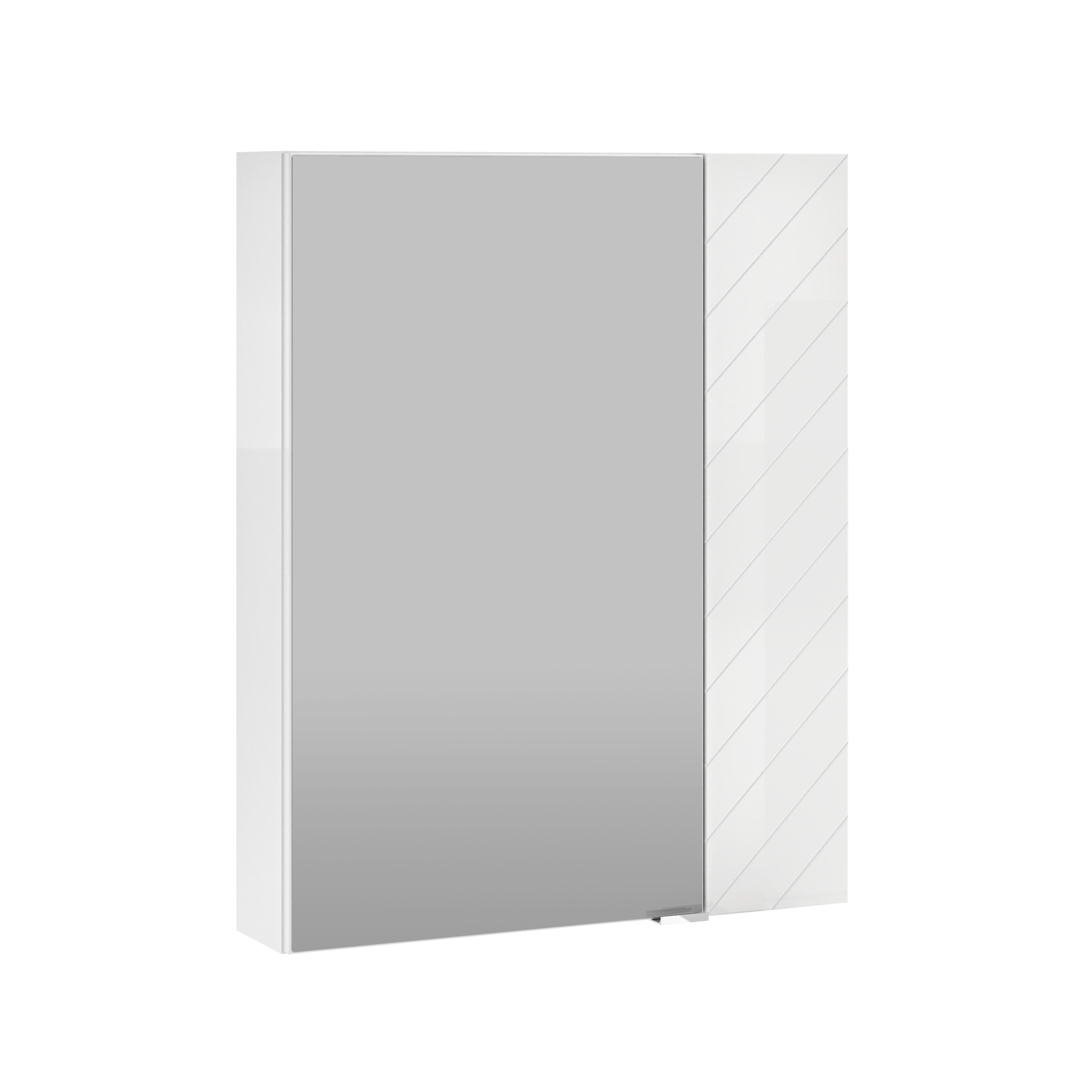 Szafka łazienkowa wisząca z lustrem Vixana 60x13.6x74.7cm biała Mirano
