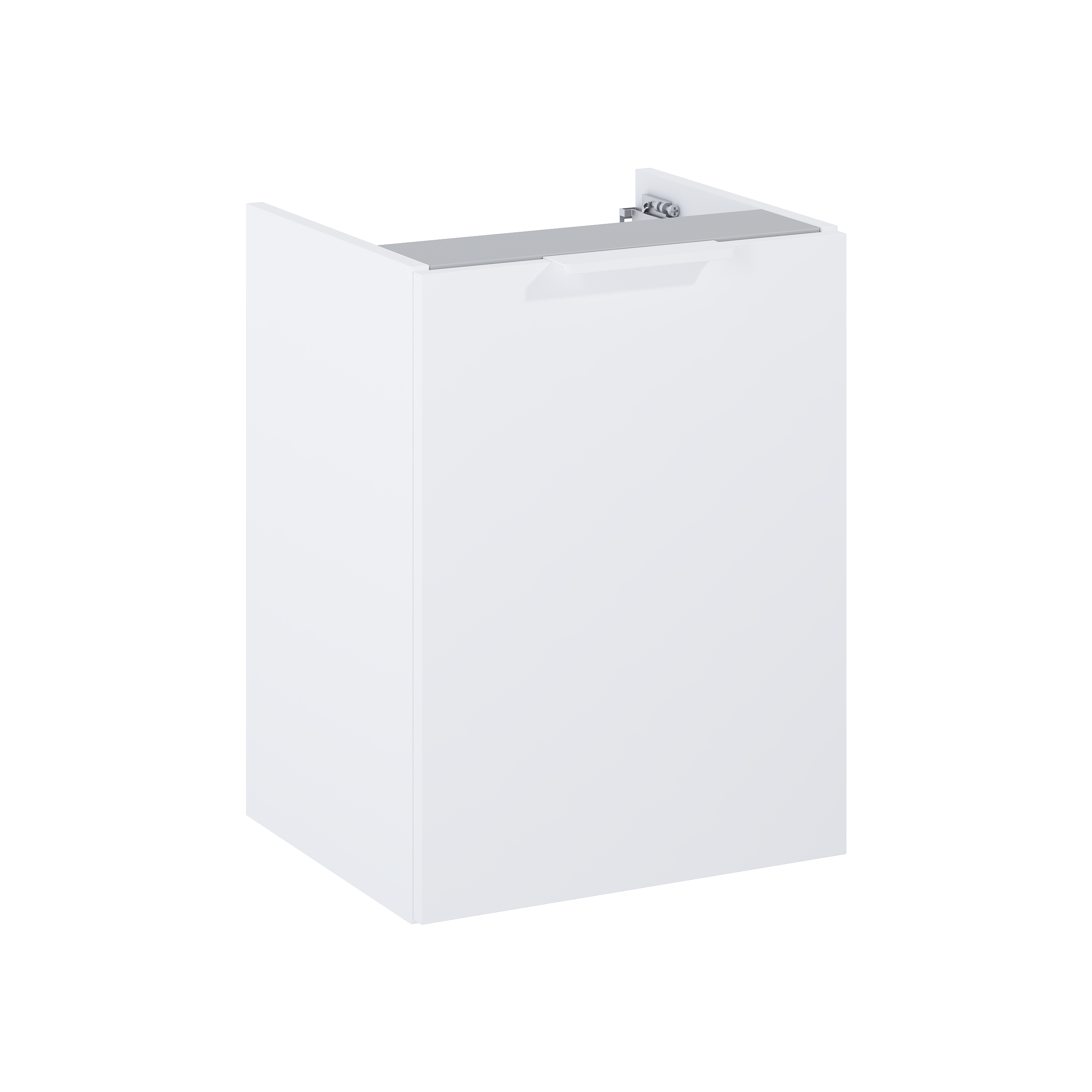 Szafka łazienkowa wisząca Katalonia 40x34.1x53 cm biały mat Sensea