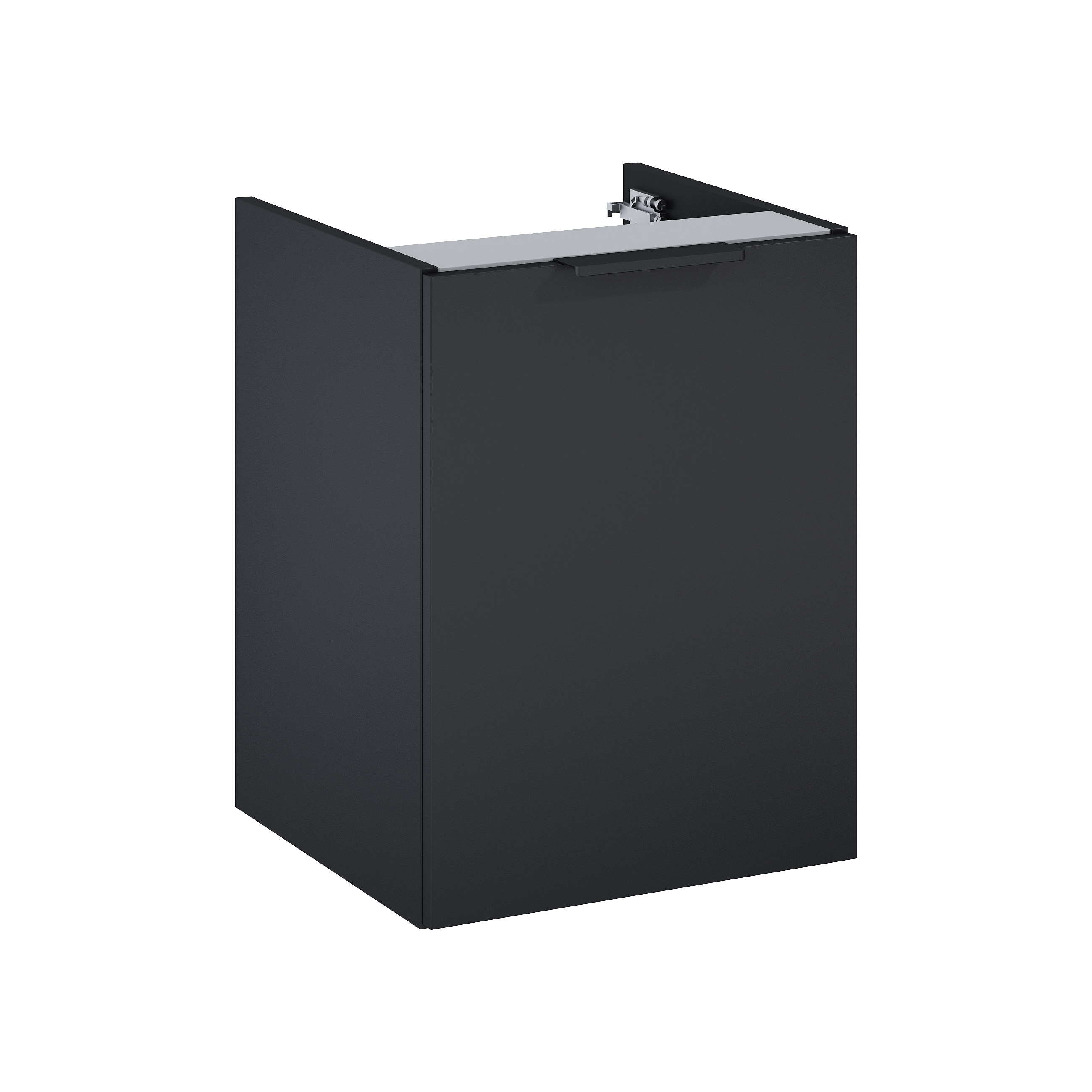 Szafka łazienkowa wisząca Katalonia 40x38.6x53 cm czarny mat Sensea