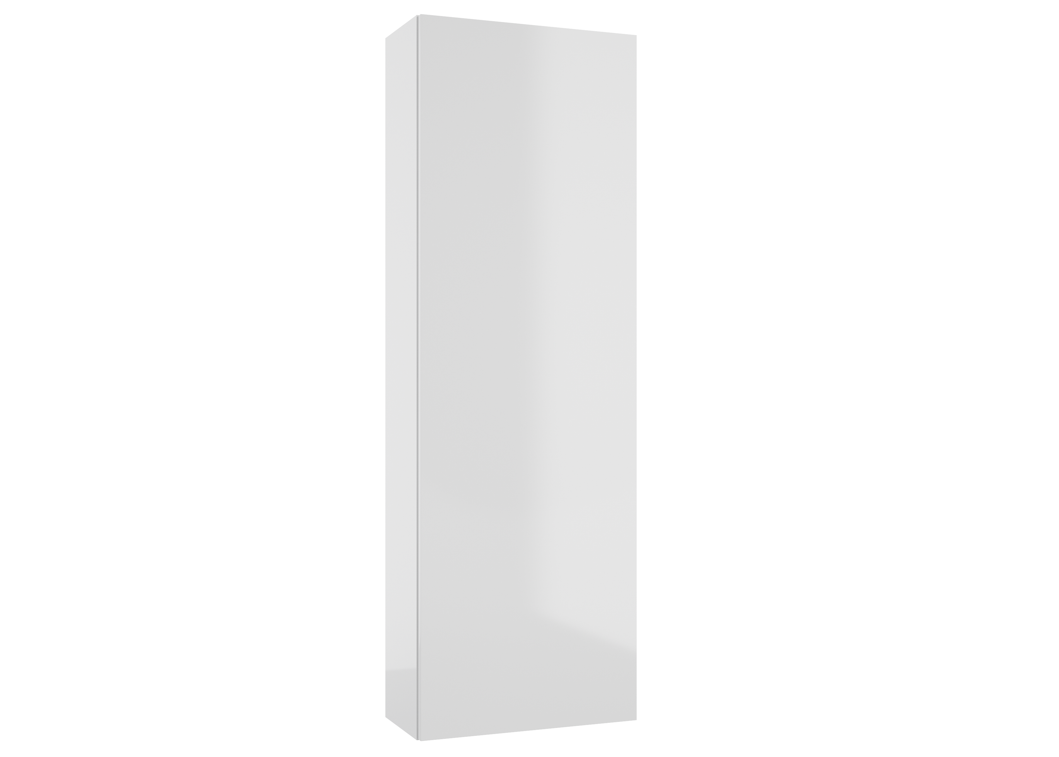 Szafka łazienkowa wisząca 40x20x120 cm Duo biała połysk Defra