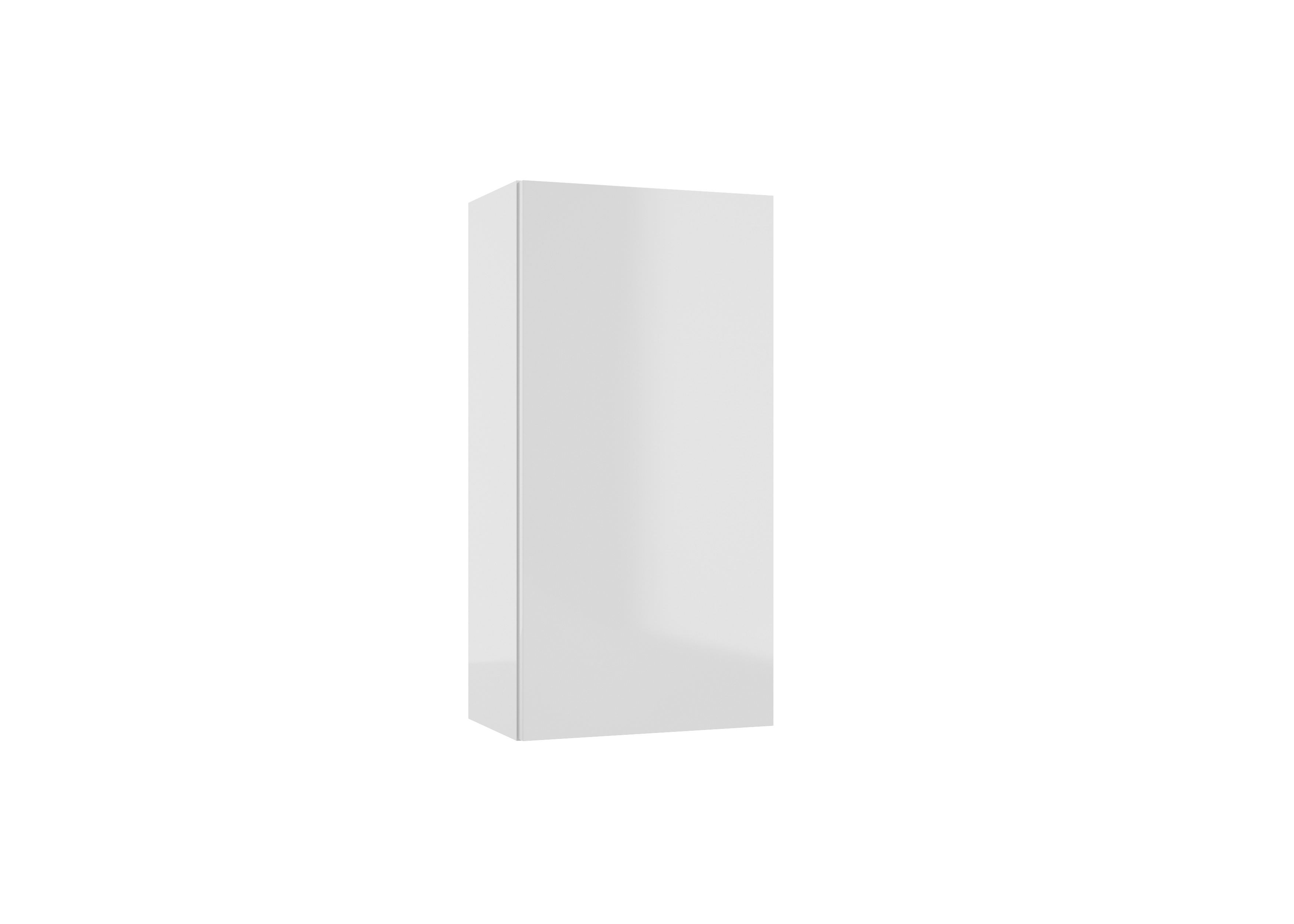 Szafka łazienkowa wisząca 30x20x60 cm Duo biała połysk Defra