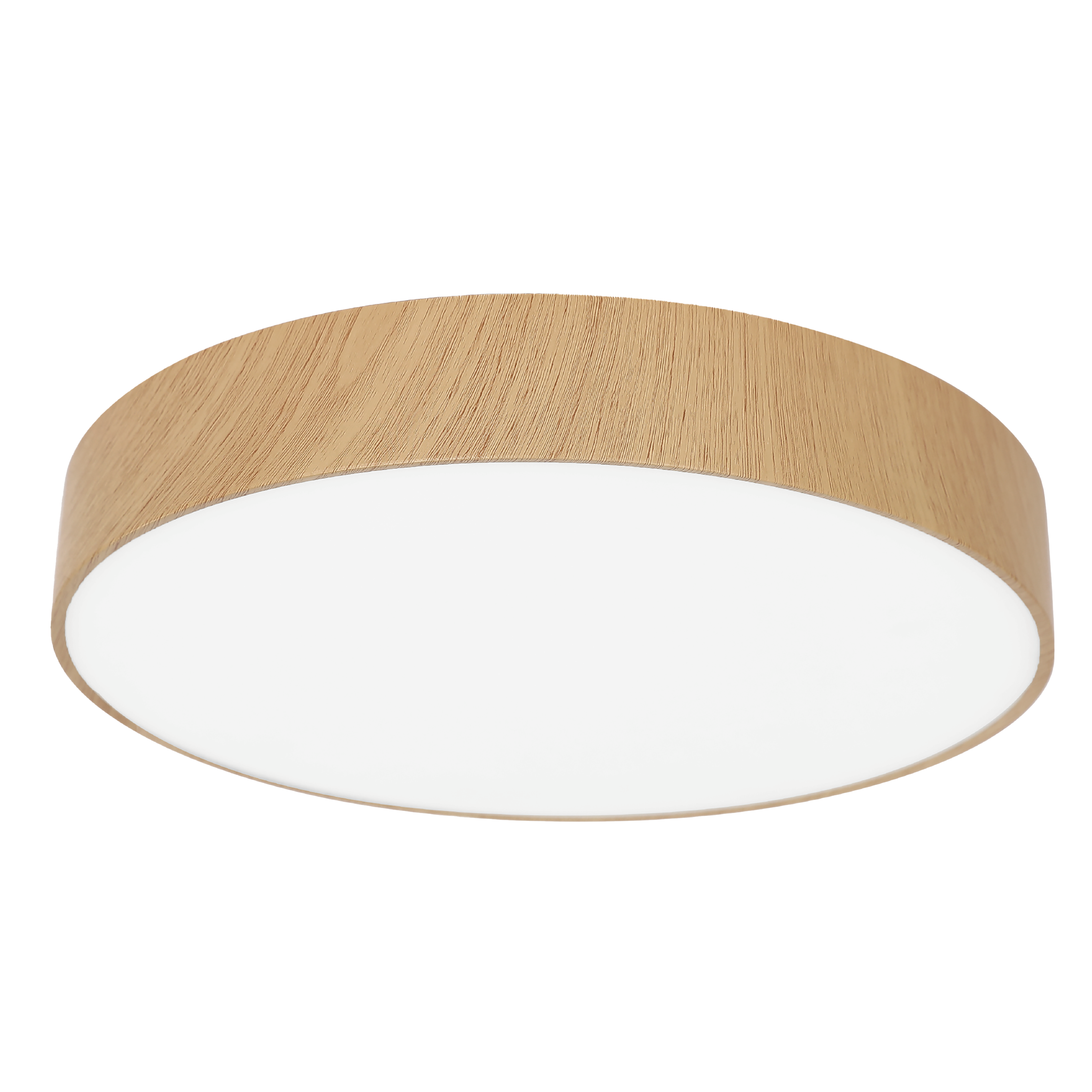 Plafon Drema LED 2500 lm 14W barwa ciepła i neutralna 32 cm drewniany IP44 Inspire