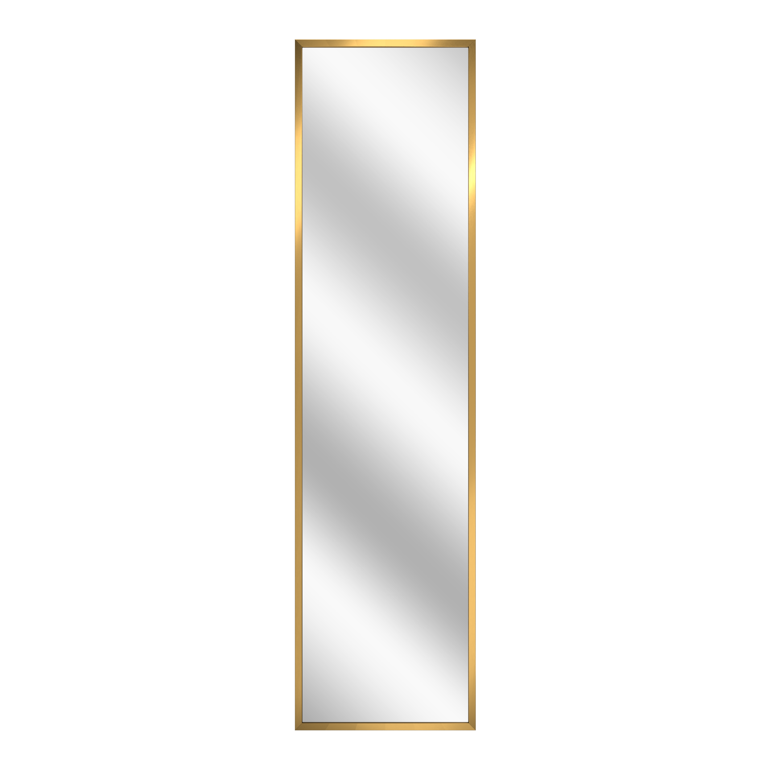 Lustro w ramie 37x142 cm Fikka złoty STYLER