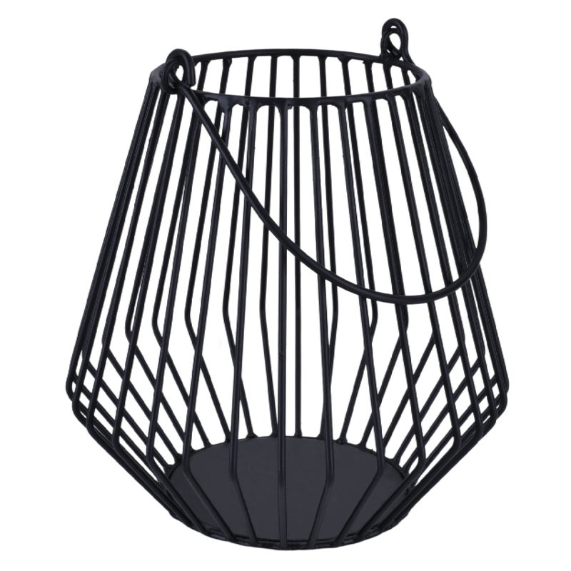Lampion metalowy Durban 19x19x32 cm 5246