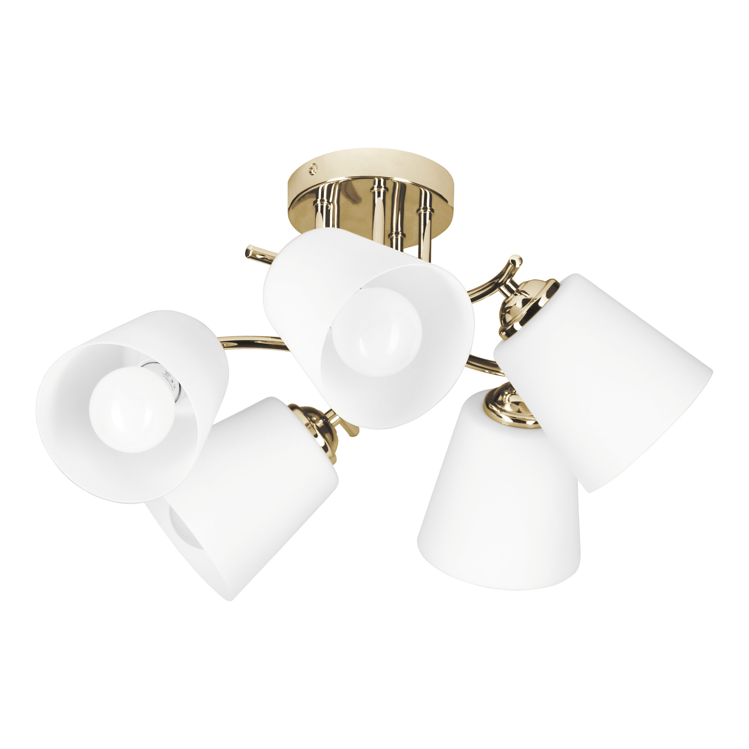 Lampa wisząca Emily złota 5 x E27 Activejet