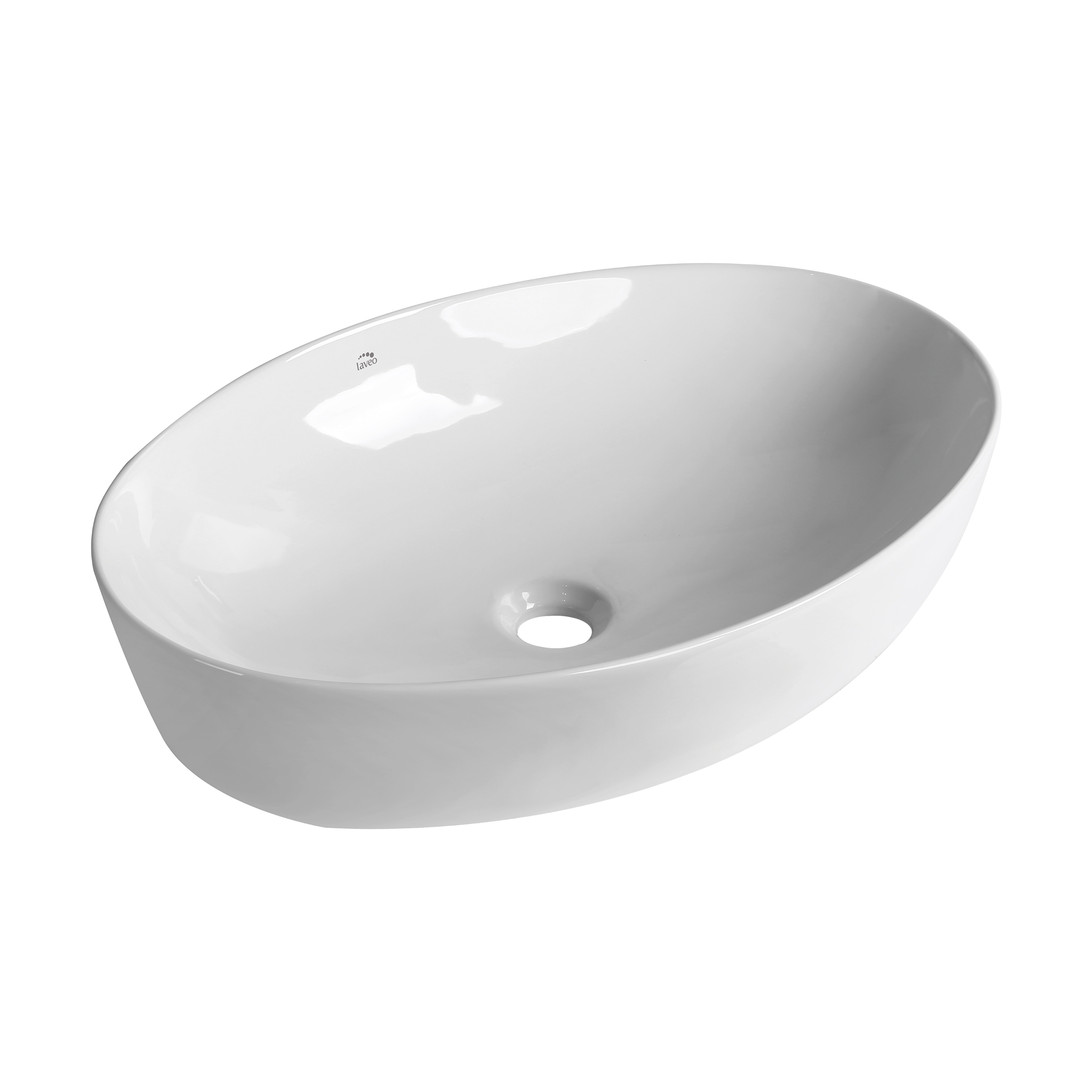 Umywalka ceramiczna nablatowa Desna 42x62x14 cm biała