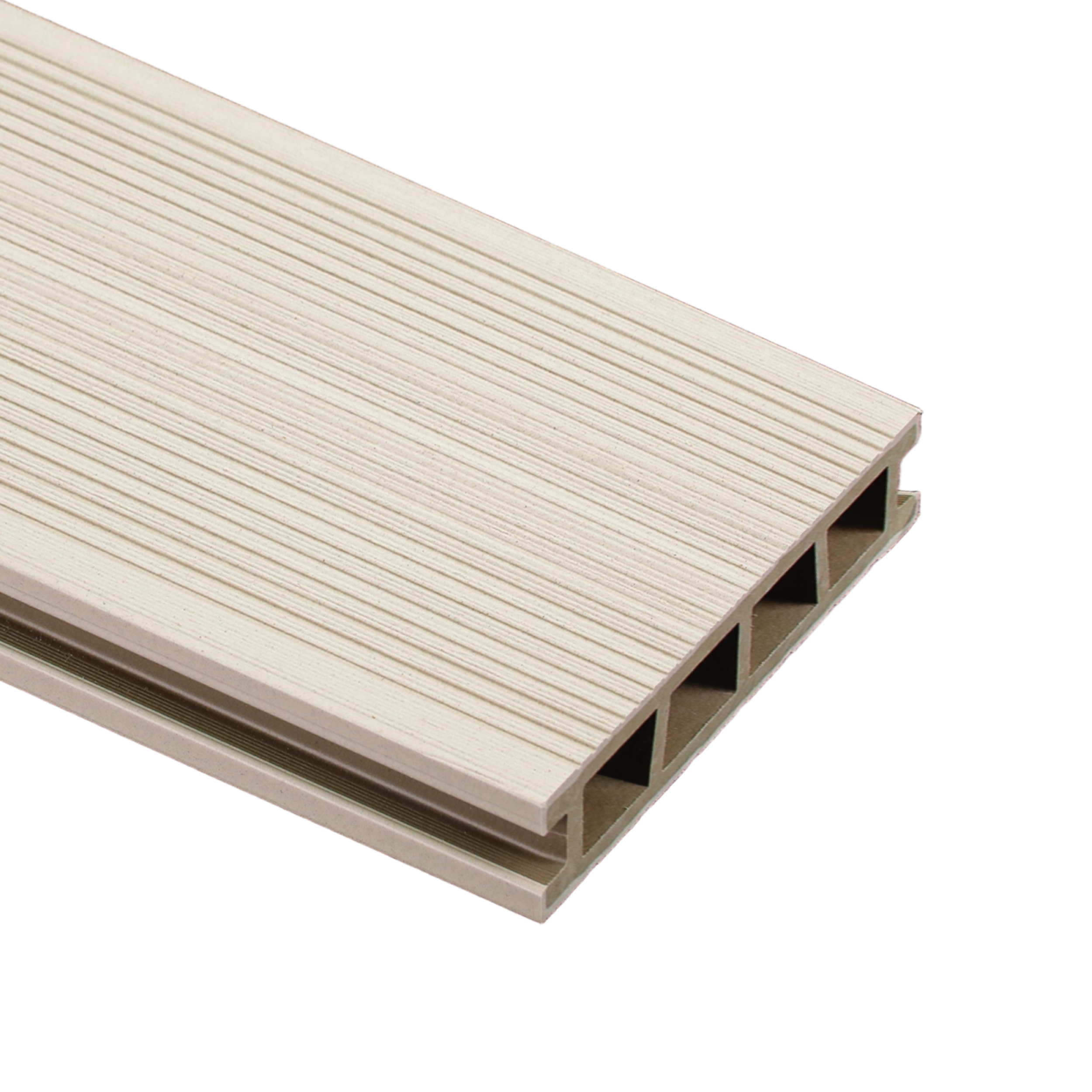 Deska tarasowa kompozytowa 15x300x2,5cm beżowa Bergdeck
