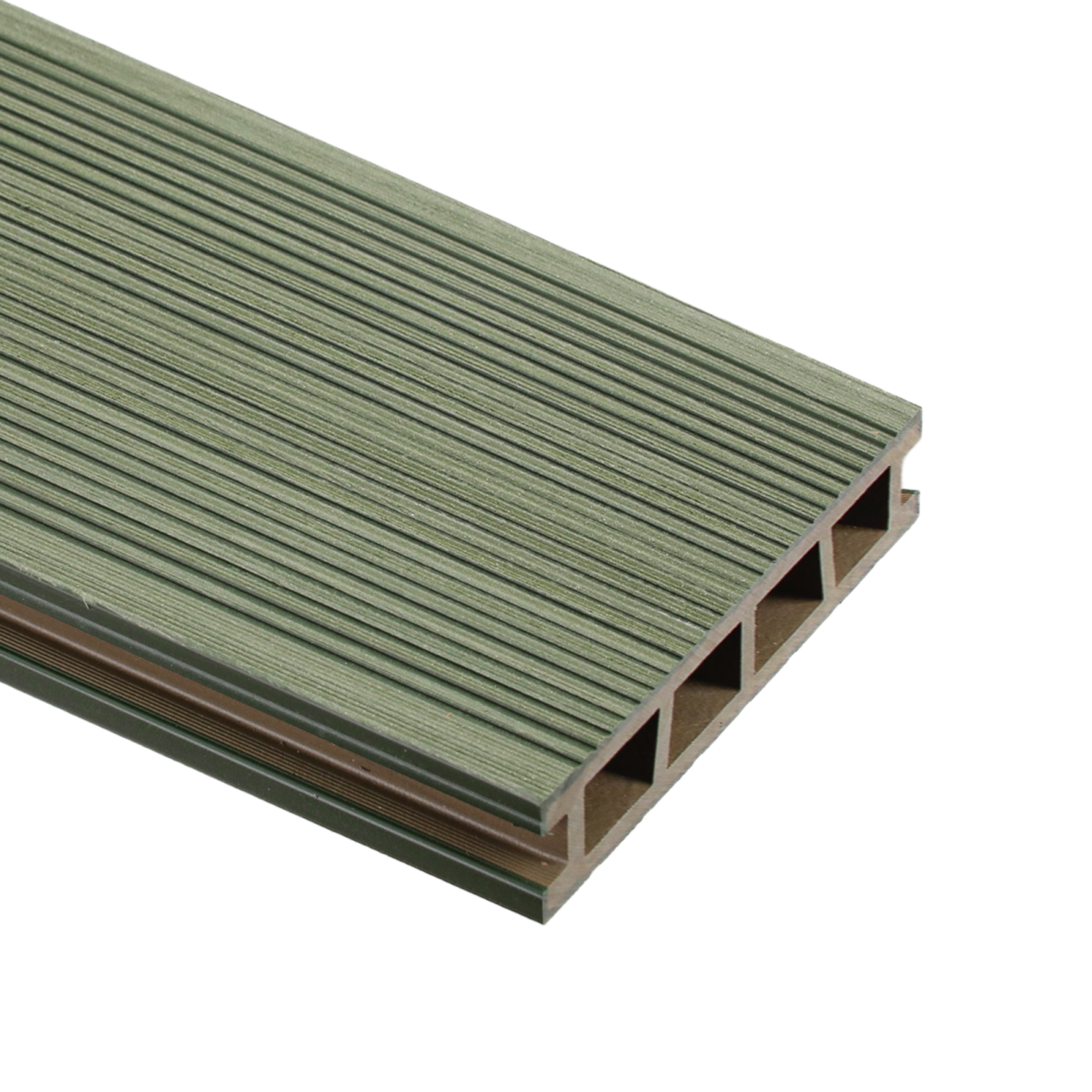 Deska tarasowa kompozytowa 15x400x2.5 cm zielona Bergdeck