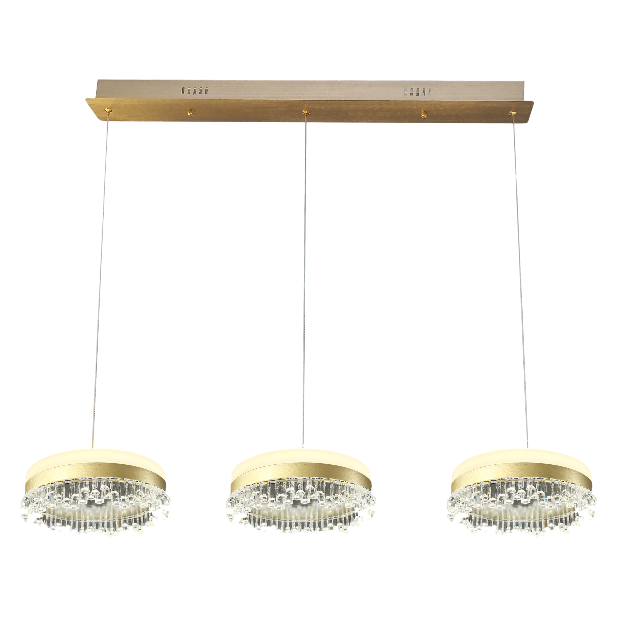 Lampa wisząca Preciosa złota 60 W LED Eko Light