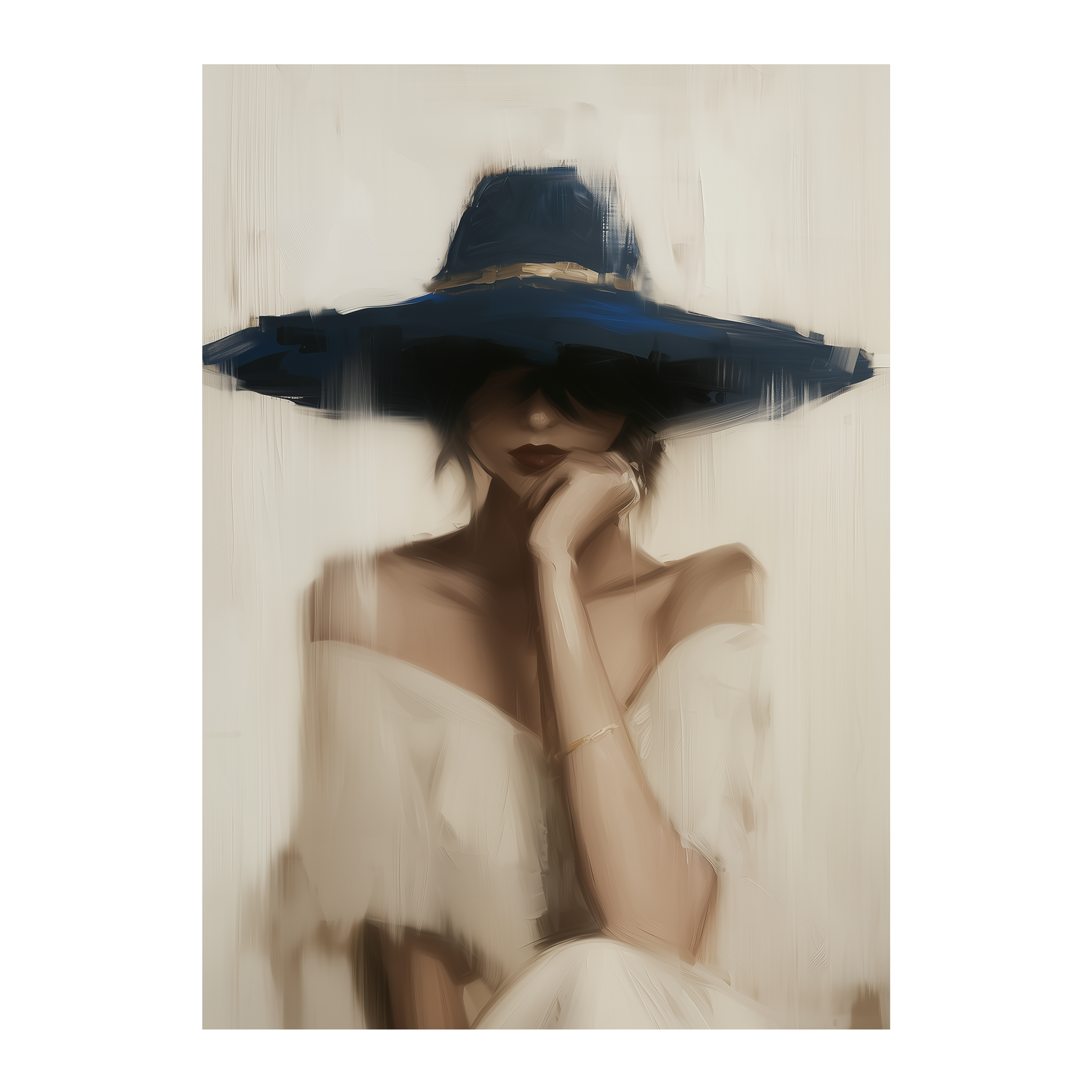 Kanwa Blue Hat 70 x 100 cm