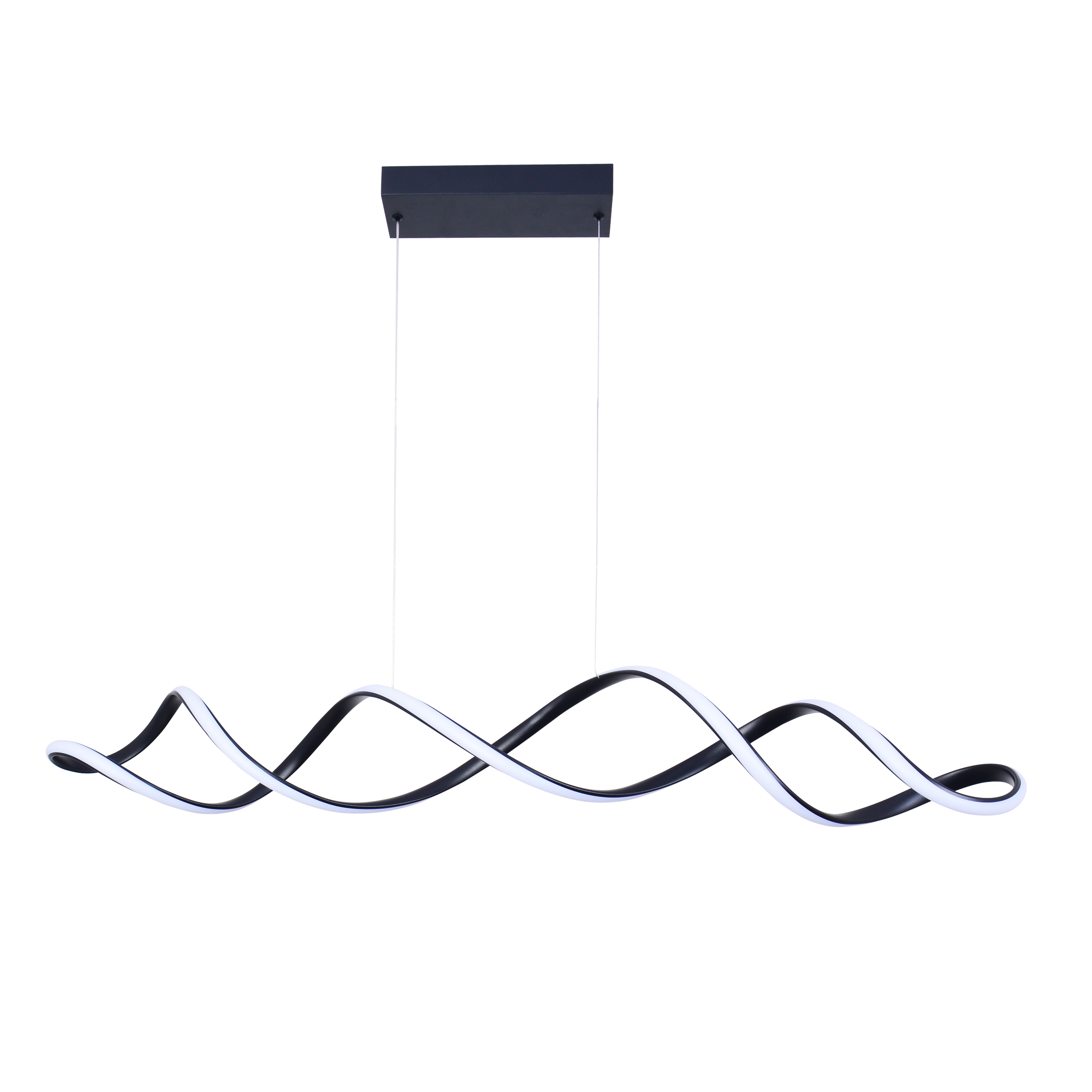 Lampa wisząca Infinito czarna 43 W LED Goldlux