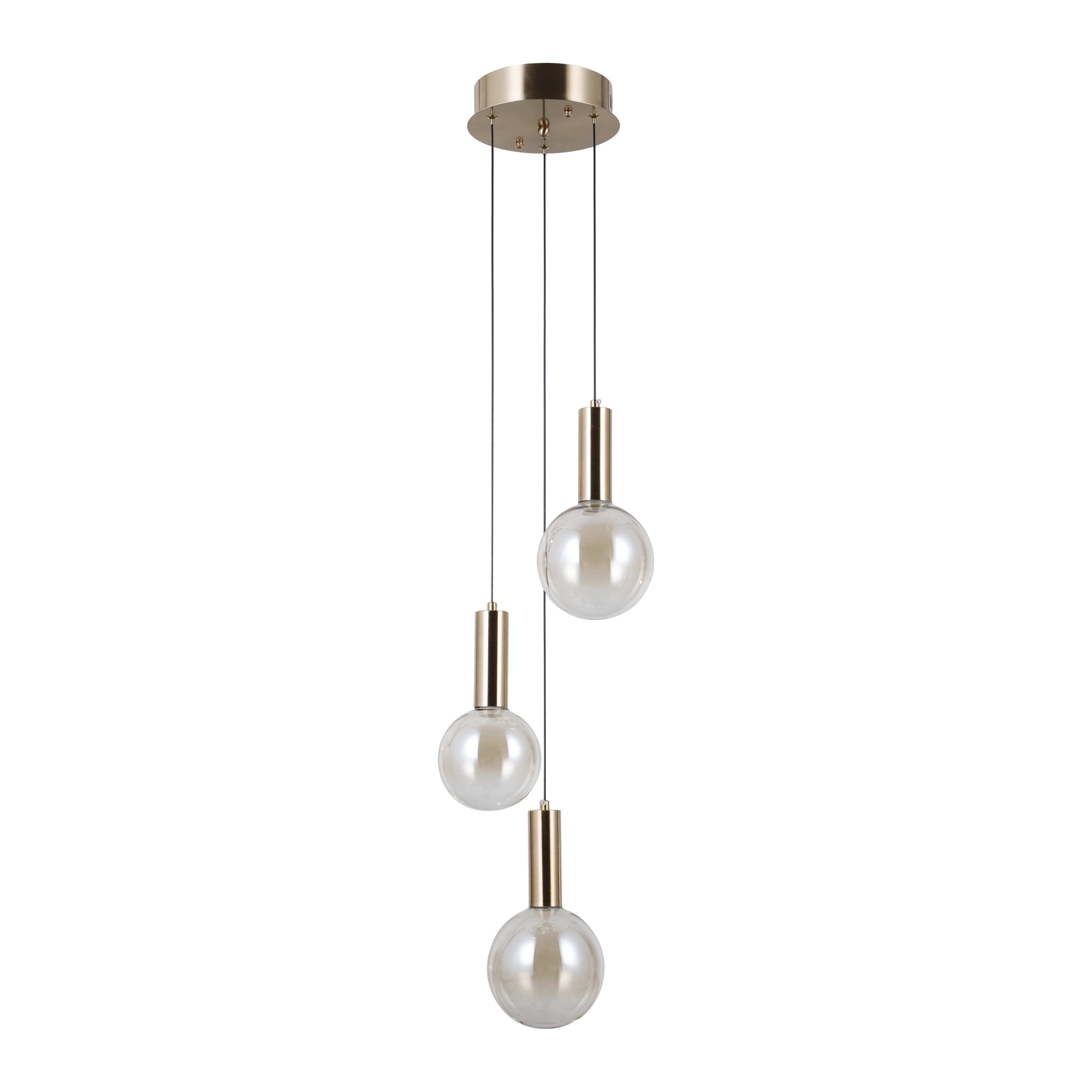 Lampa wisząca Strela złota 3 x LED Italux