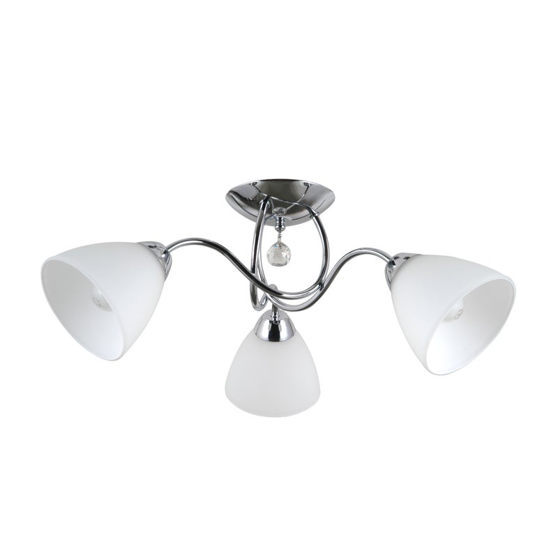 Lampa sufitowa Lugano chrom 3 x E27 Italux