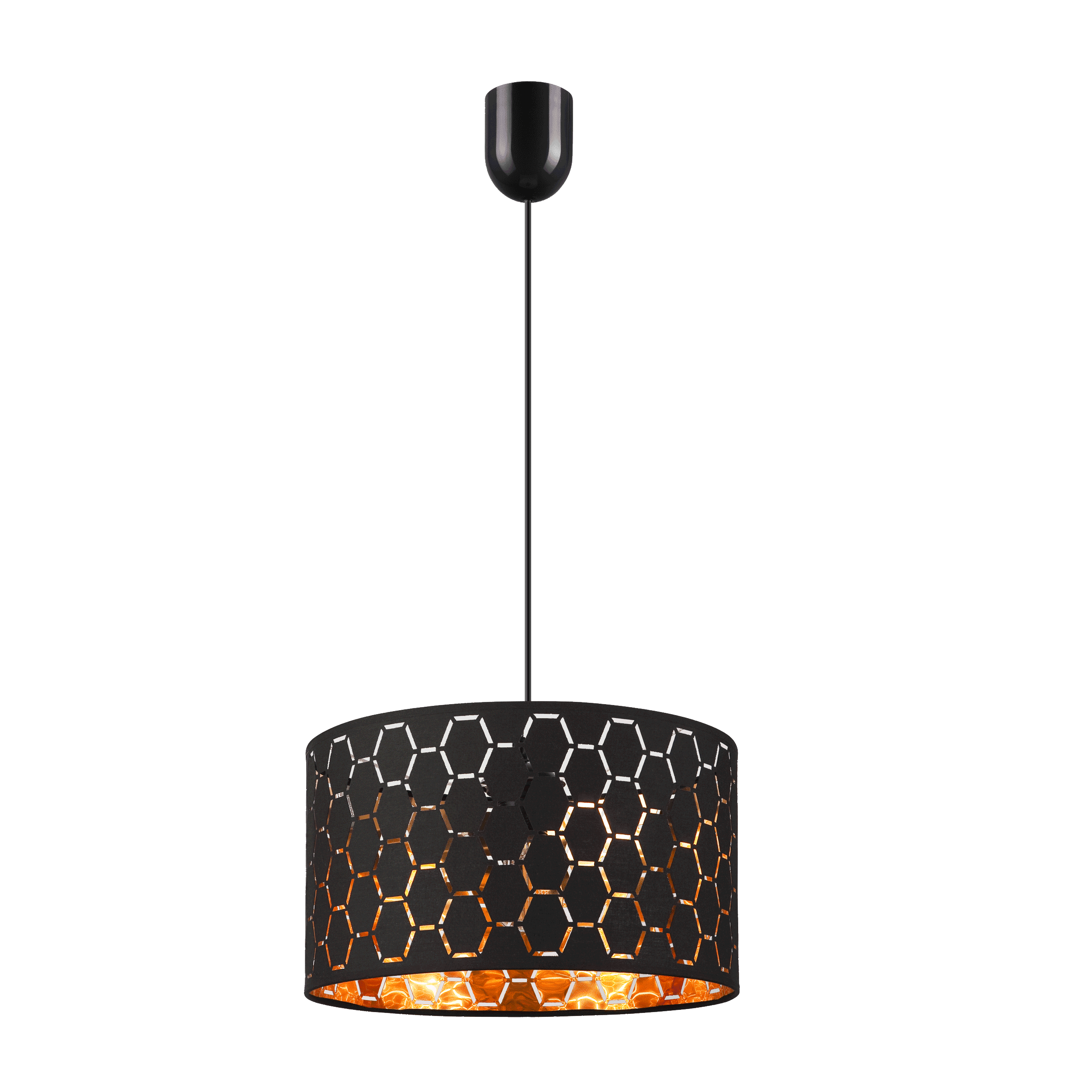 Lampa wisząca Ulle czarna E27 Lamkur