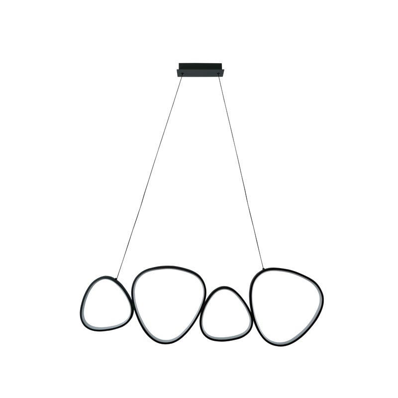 Lampa wisząca Petra LED 48W 4000K Czarna GOLDLUX
