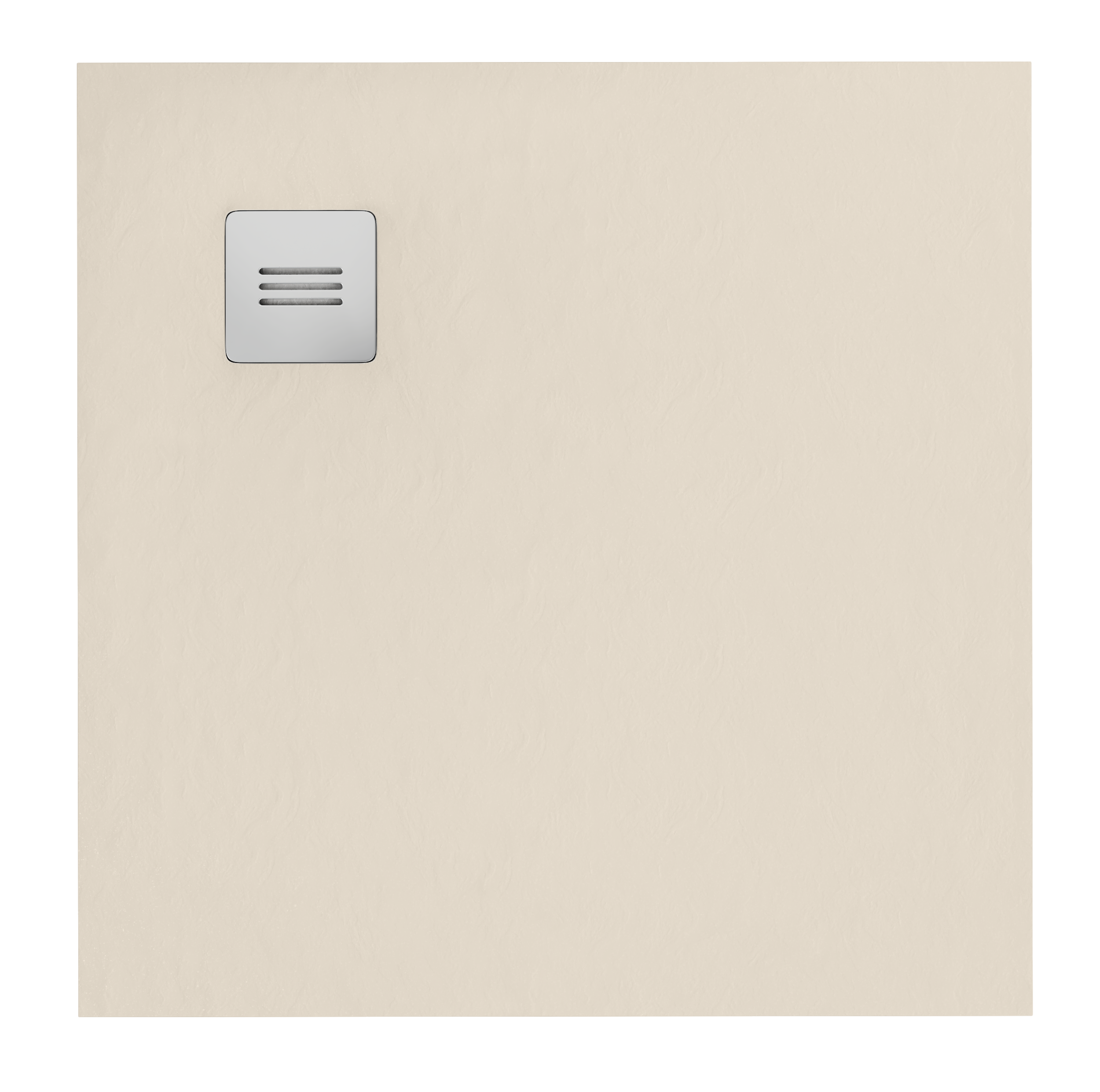 Brodzik kwadratowy Schedpol Balans 90 × 90 x 3,5 cm kaszmirowy kamień