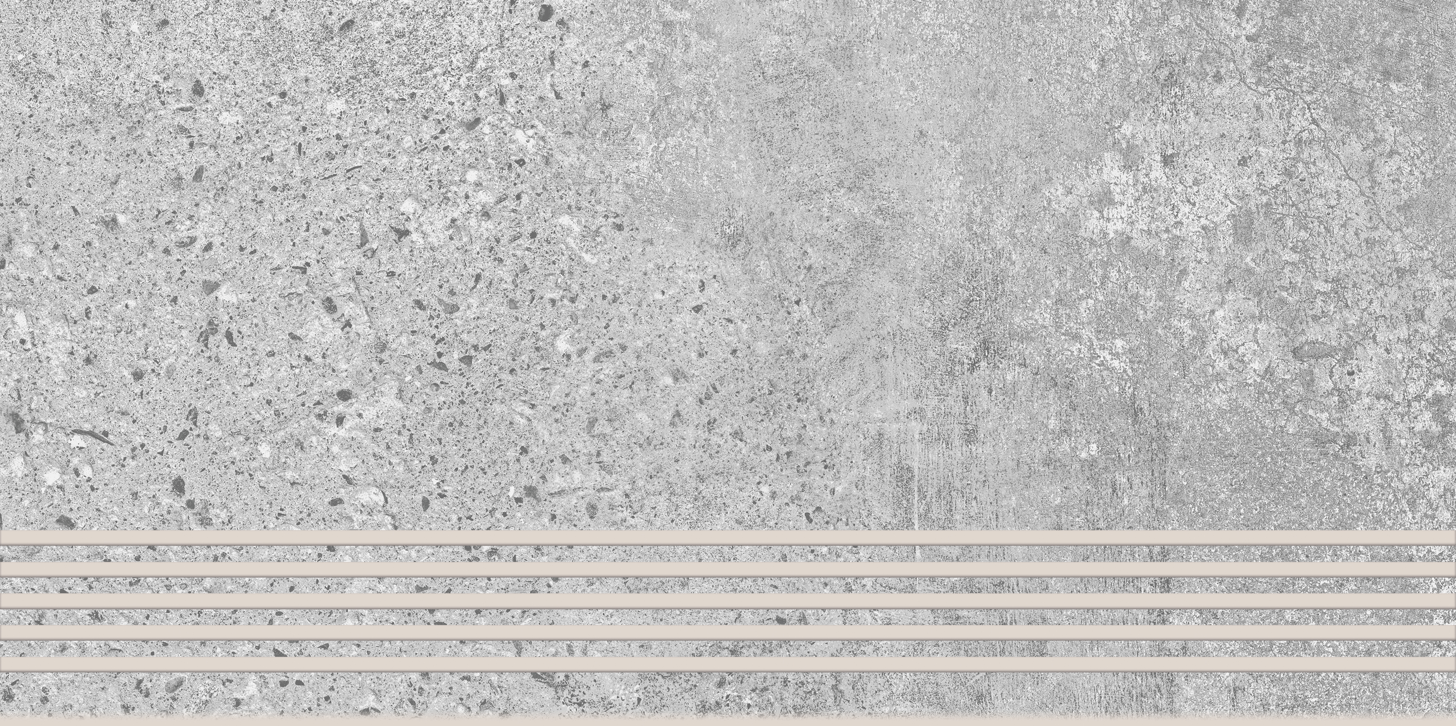 Stopnica Moonrow Grey 29.8x119.8 Cersanit