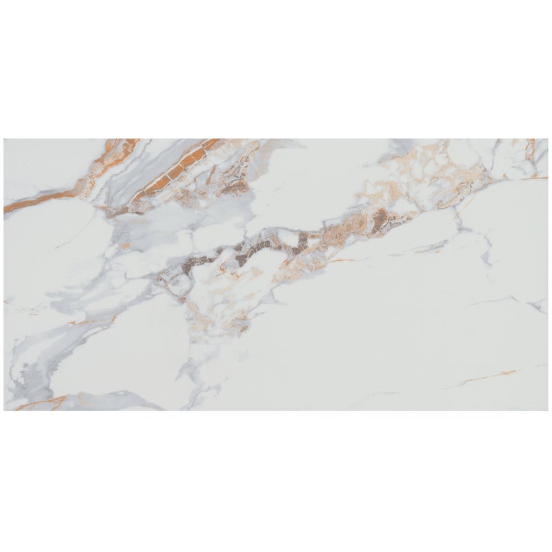 Panel dekoracyjny samoprzylepny Marmur szaro-złoty 60 x 280 cm DMS