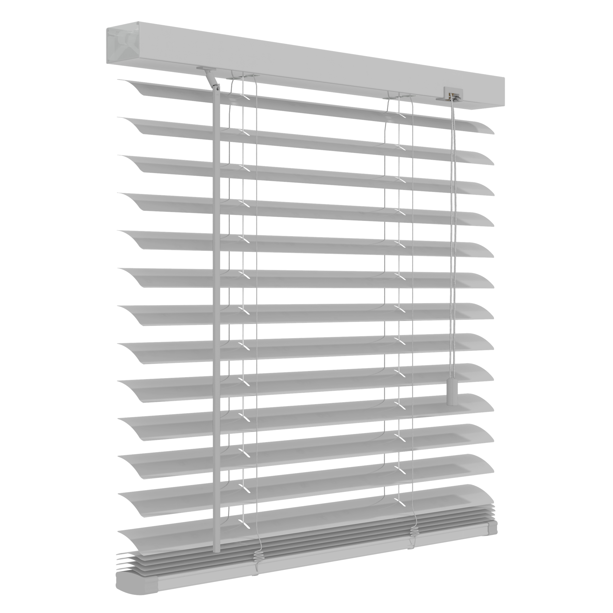 Żaluzja aluminiowa 60 x 180 cm biała 50 mm