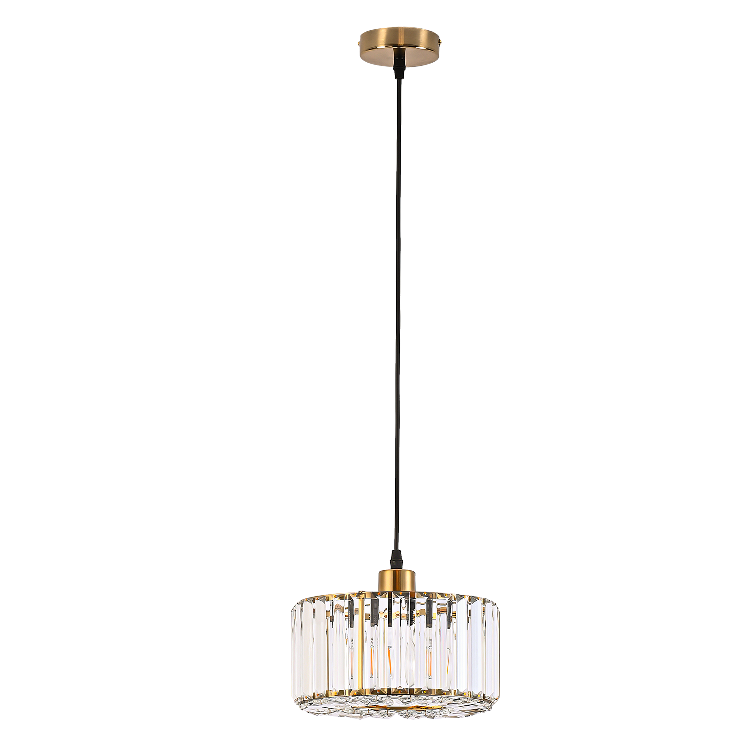 Lampa wisząca Vetro 1xE27 15W złota LIGHT PRESTIGE
