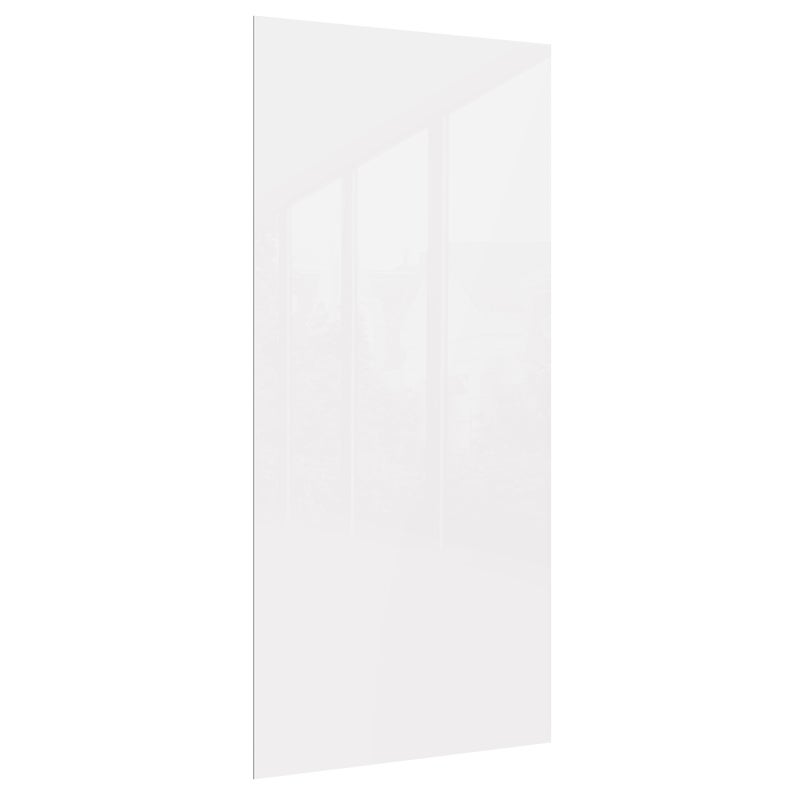 Panele ścienne SPC winylowe 120x265 cm biały błyszczący