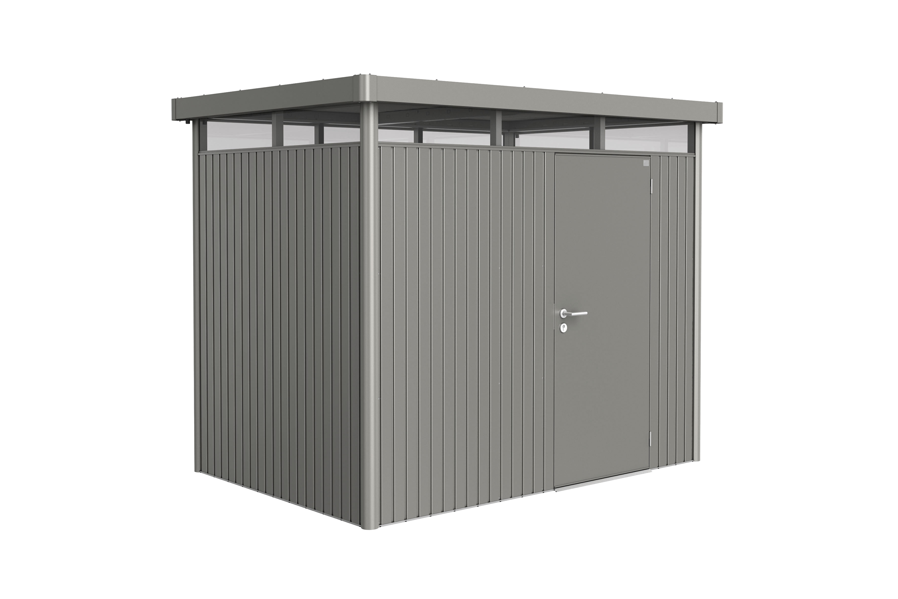 Domek narzędziowy metalowy Highline H2 4,33 m2 szary Biohort