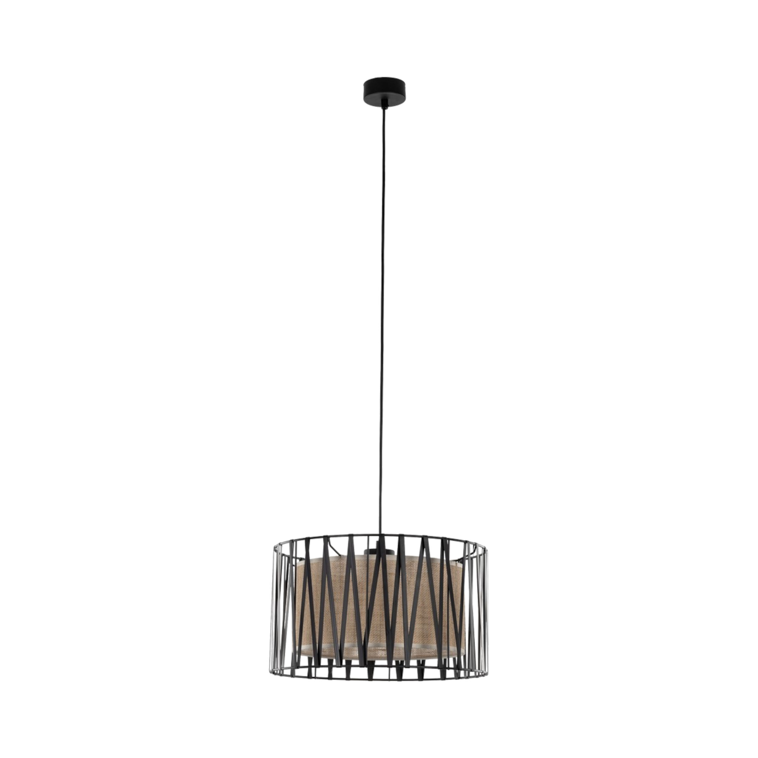 Lampa wisząca Harmony 1xE27 15W 40 cm brązowa TK LIGHTING