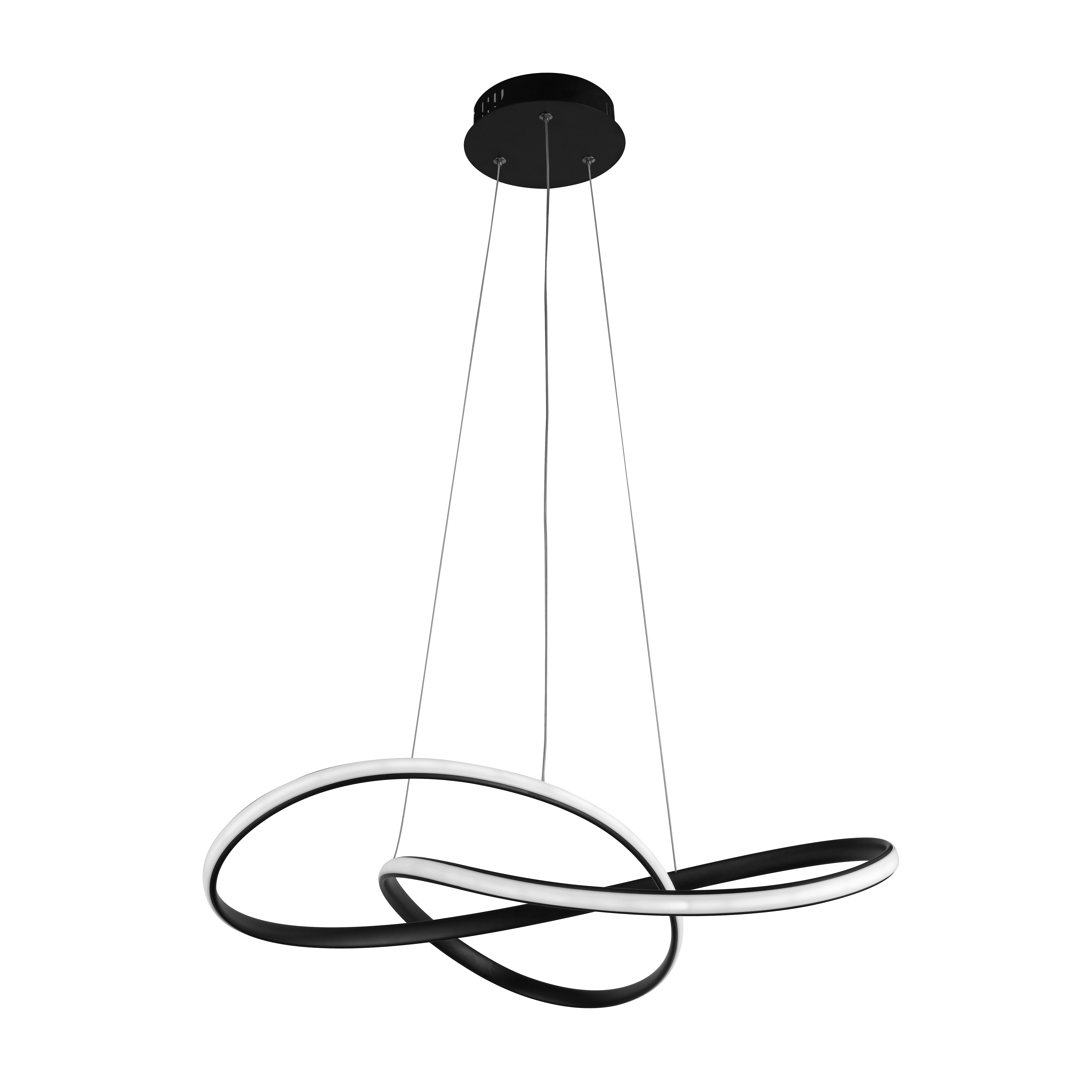 Lampa wisząca Consa czarna LED Italux