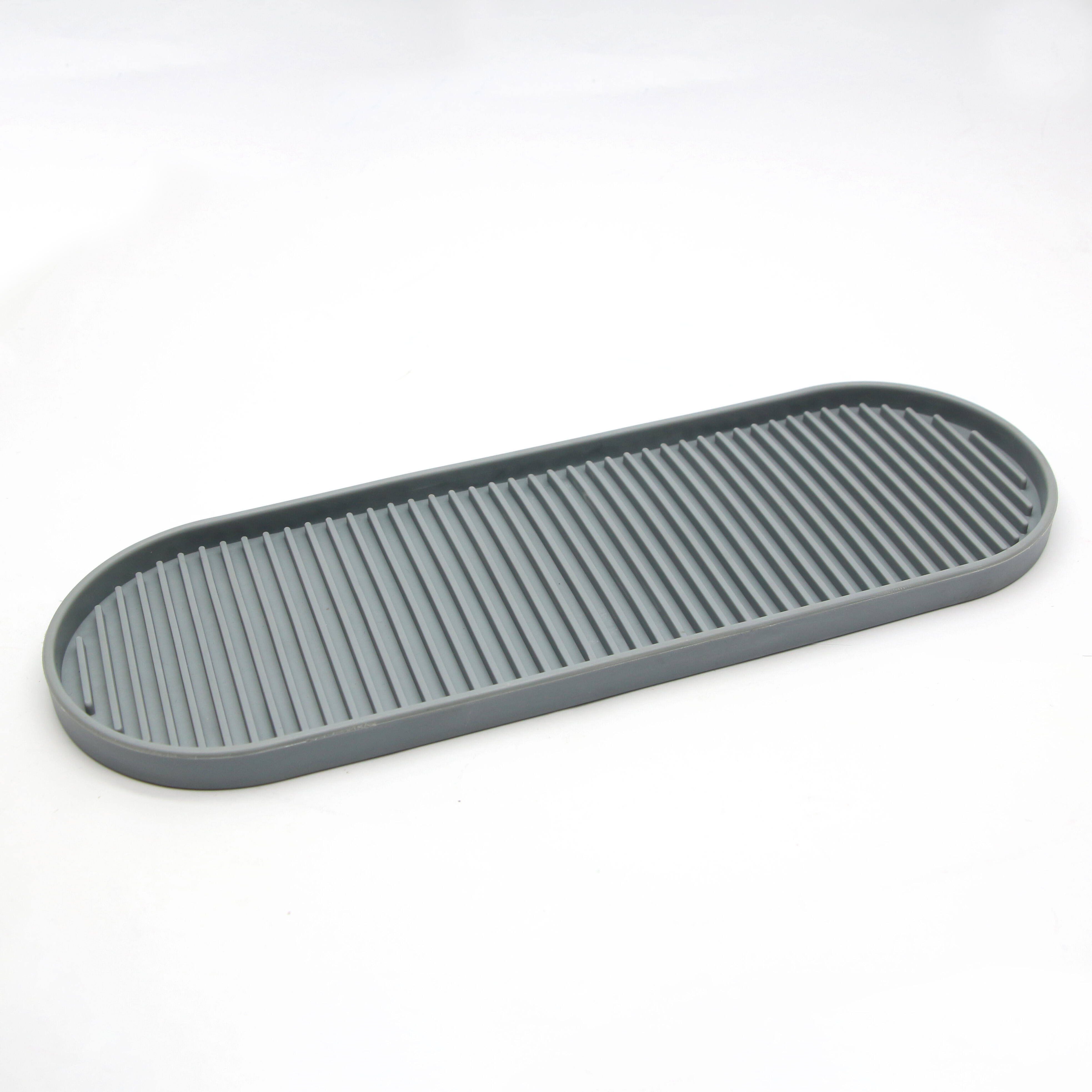 Mata ociekowa silikonowa szara 24 cm Delinia