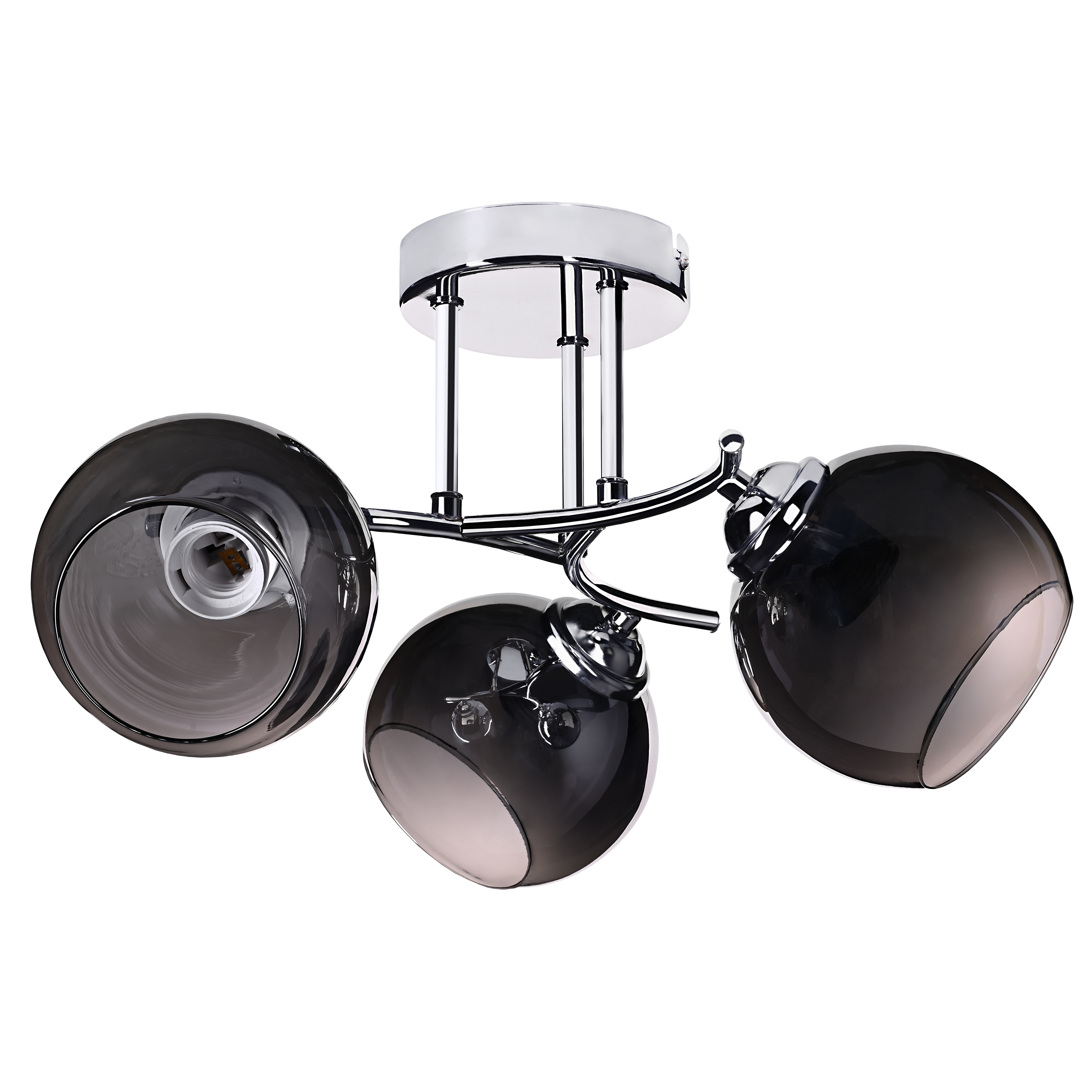 Lampa wisząca Paloma szara 3 x E27 Activejet