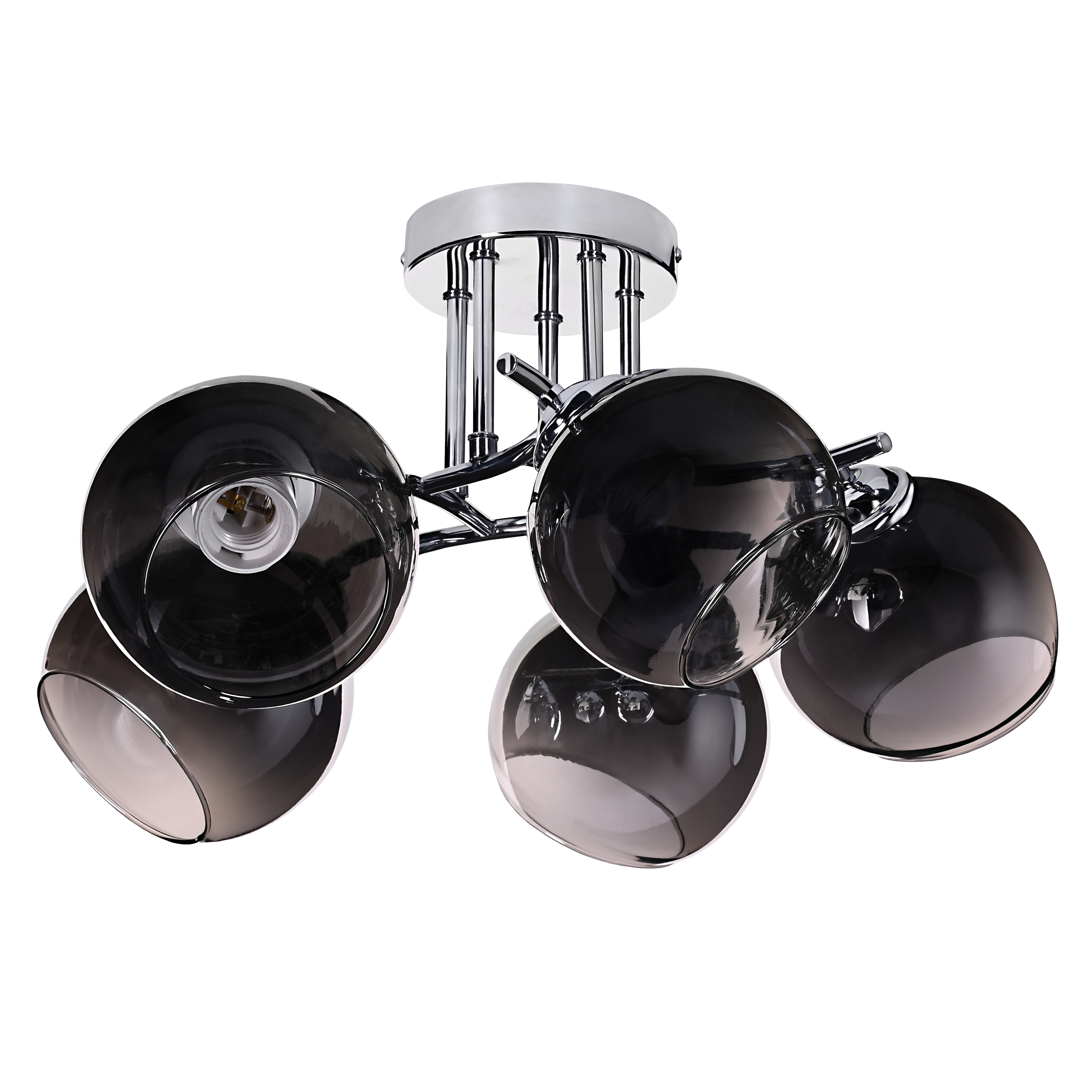 Lampa wisząca Paloma szara 5 x E27 Activejet