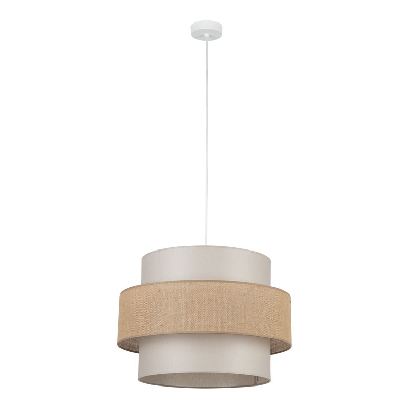 Lampa wisząca Calisto 1xE27 50 cm beżowa TK LIGHTING
