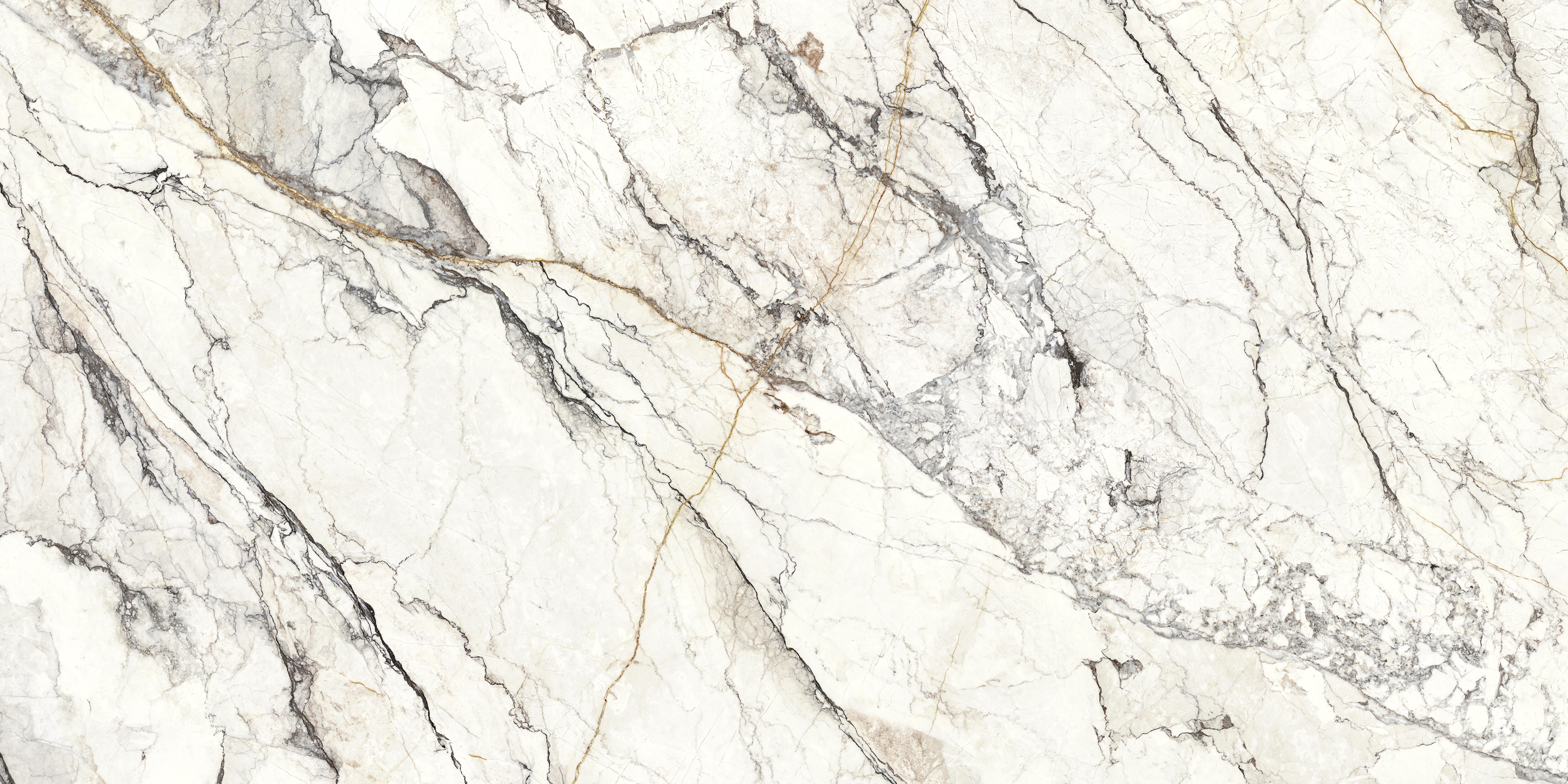 Gres szkliwony Venato White Platino 60x120 cm 1.44 m2 Prime Ceramics