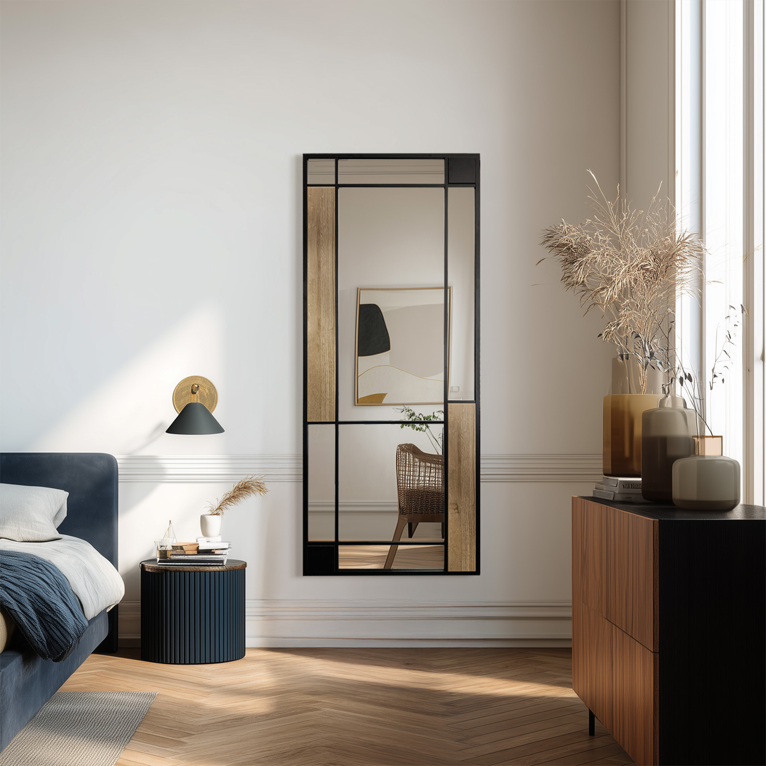 Lustro w ramie Loft 60x150 cm LF07 TWO-TONE STYLER
