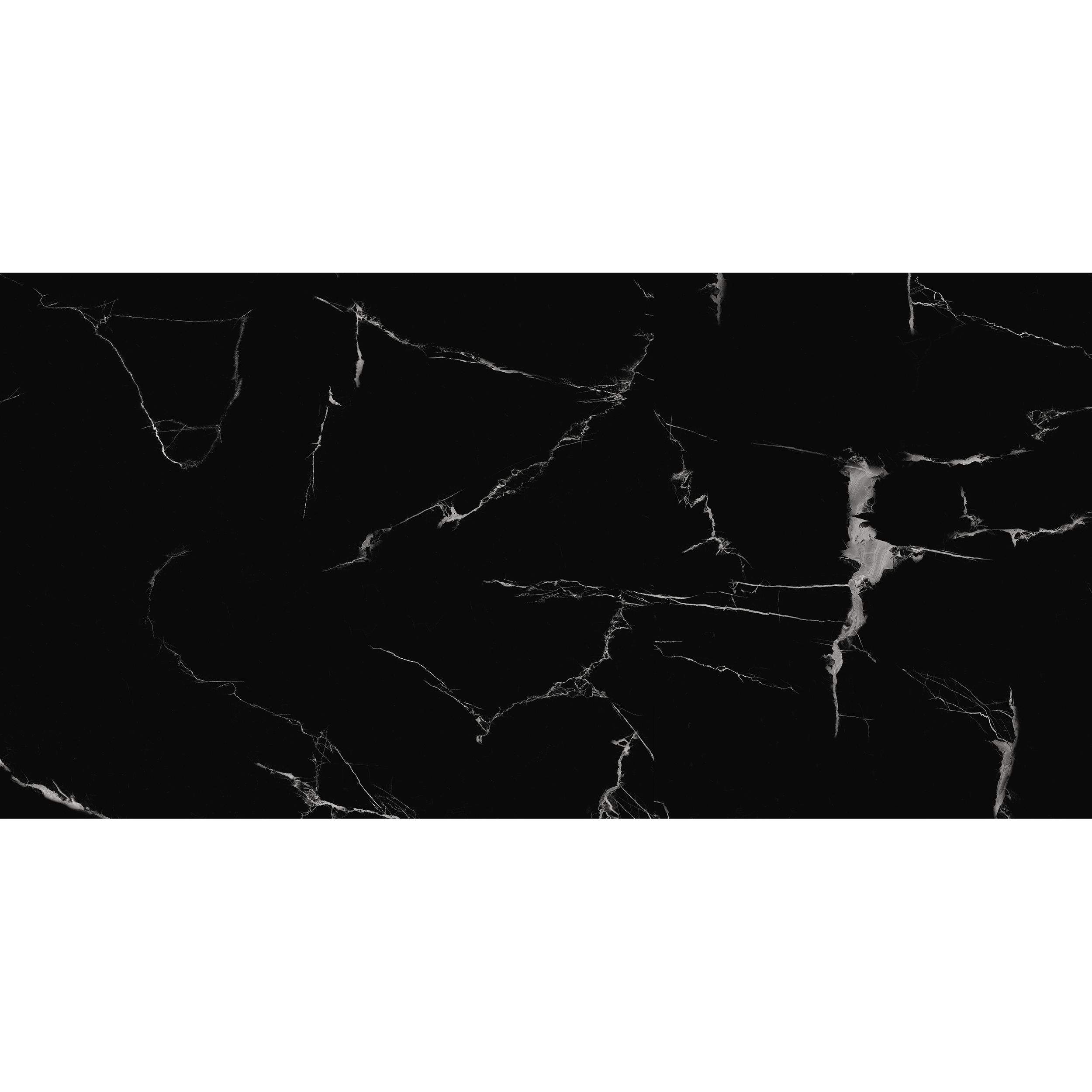 Panele ścienne winylowe 120x60 cm Nero Gloss błyszczący czarny marmur
