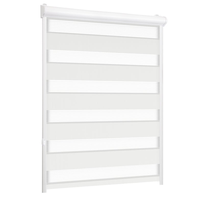 Roleta w kasecie dzień noc Classic biała 75 x 150 cm