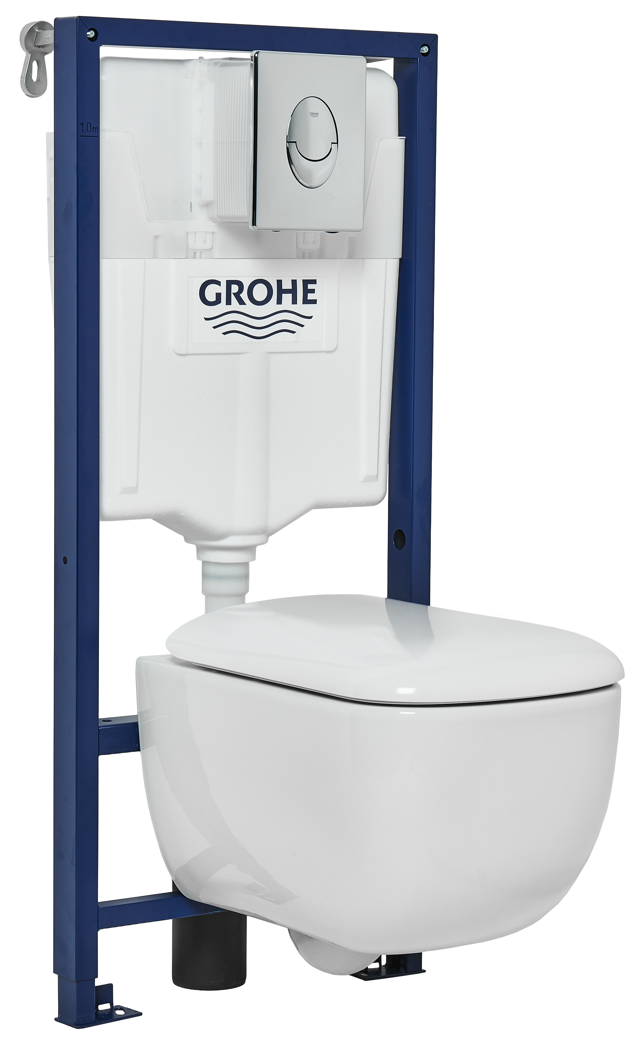 Zestaw podtynkowy WC GROHE START chrom z miską REMIX Sensea