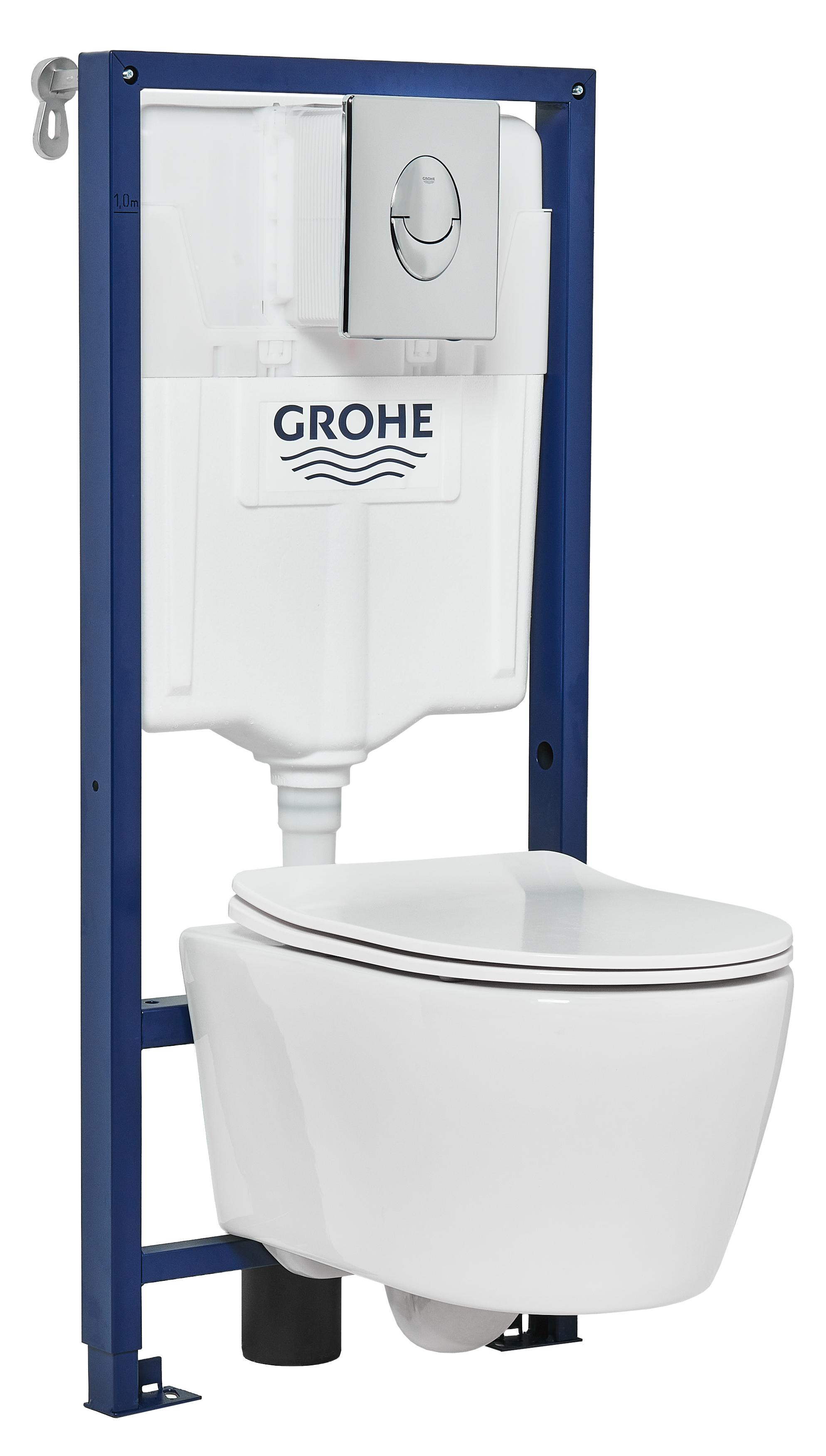 Stelaż podtynkowy WC GROHE START chrom z miską DENVER Sensea