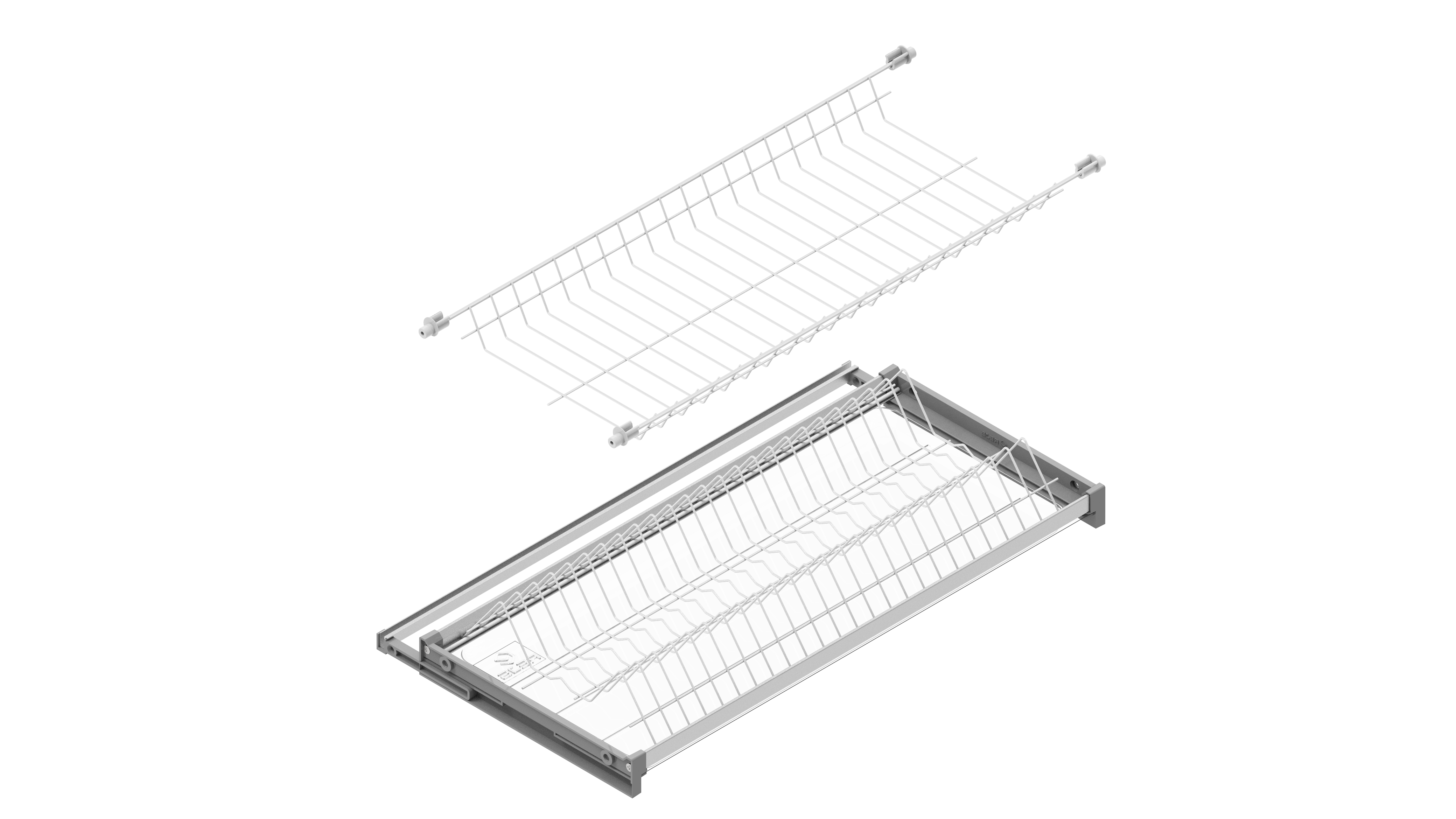 Suszarka szafkowa ociekacz do naczyń Variant 50 cm biała Rejs