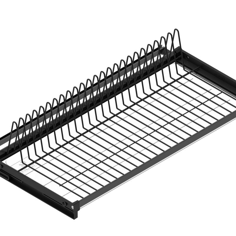 Suszarka szafkowa ociekacz do naczyń jednopoziomowa 40 cm czarny Rejs