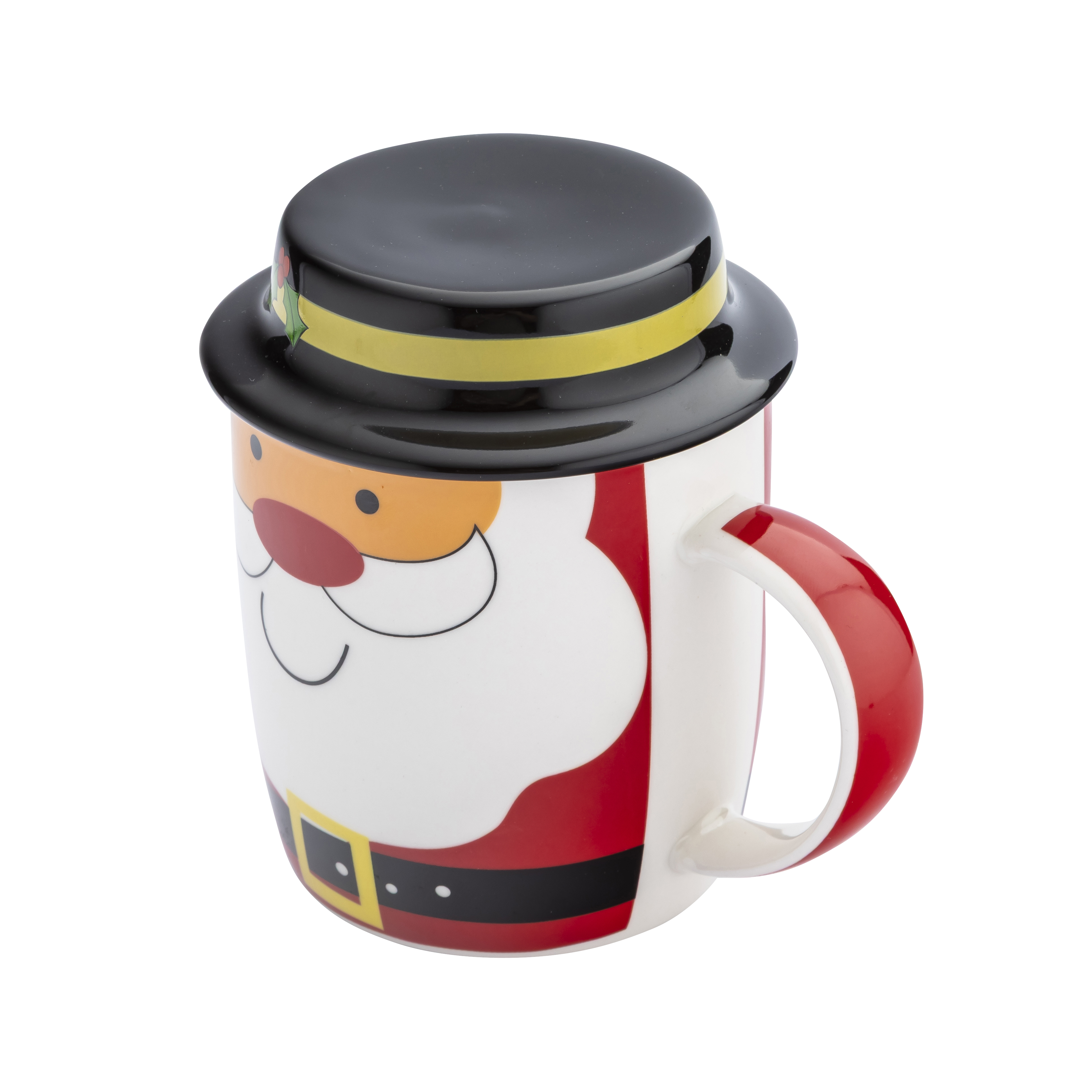 Kubek Mikołaj z pokrywką NBC 400 ml Altom Design