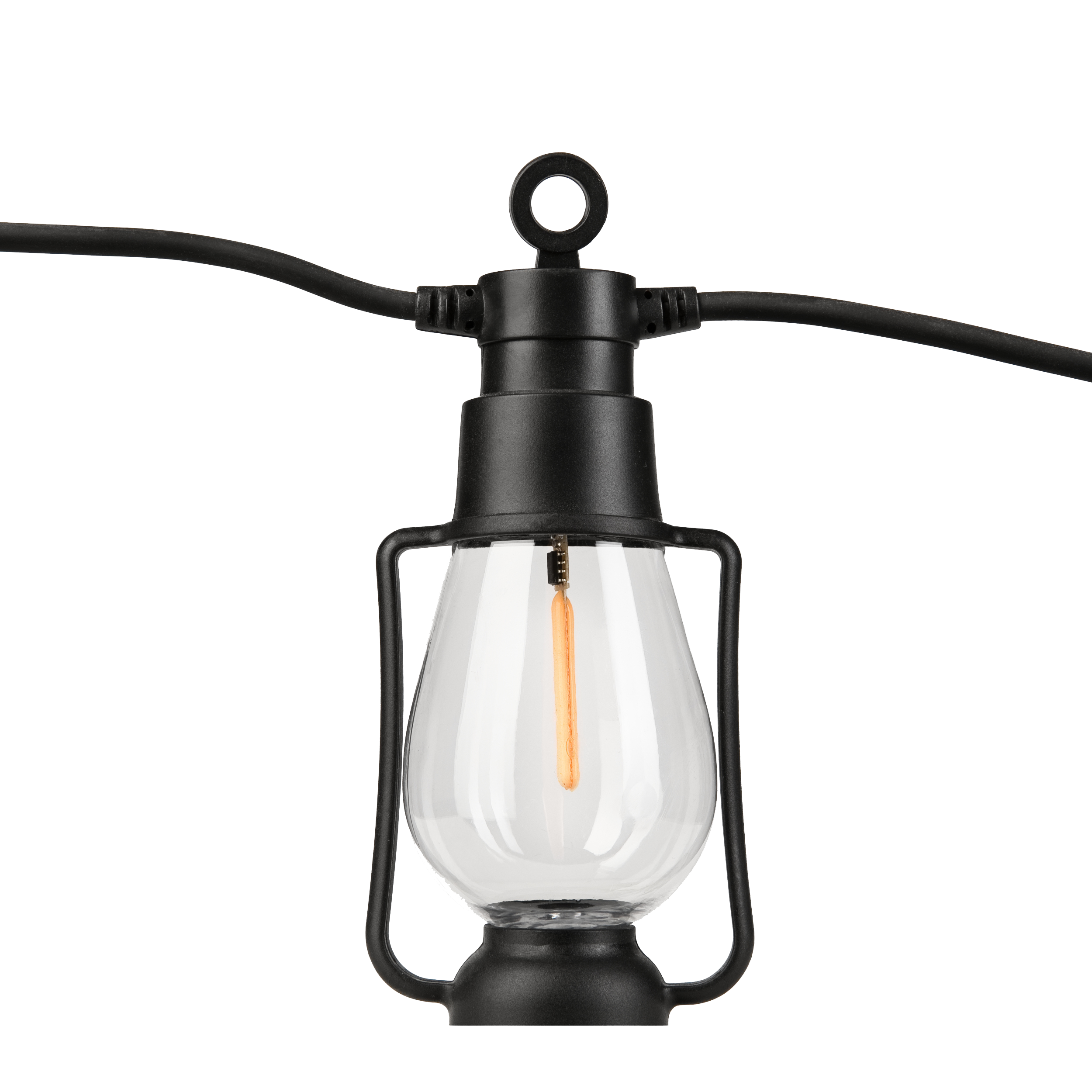 Girlanda świetlna Garland IP44 czarna 10 m 20 x LED Lamkur