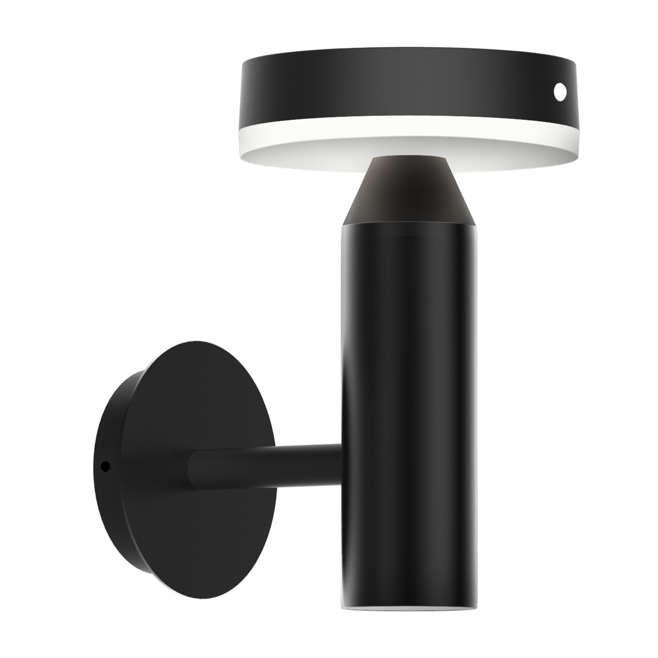 Kinkiet solarny LED Gwinea 400 lm czarny Goldlux
