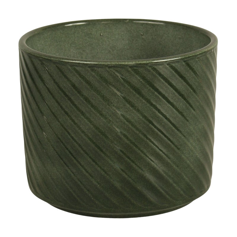 Osłonka doniczki Spirelli ceramiczna 12cm zielony lazur Cermax