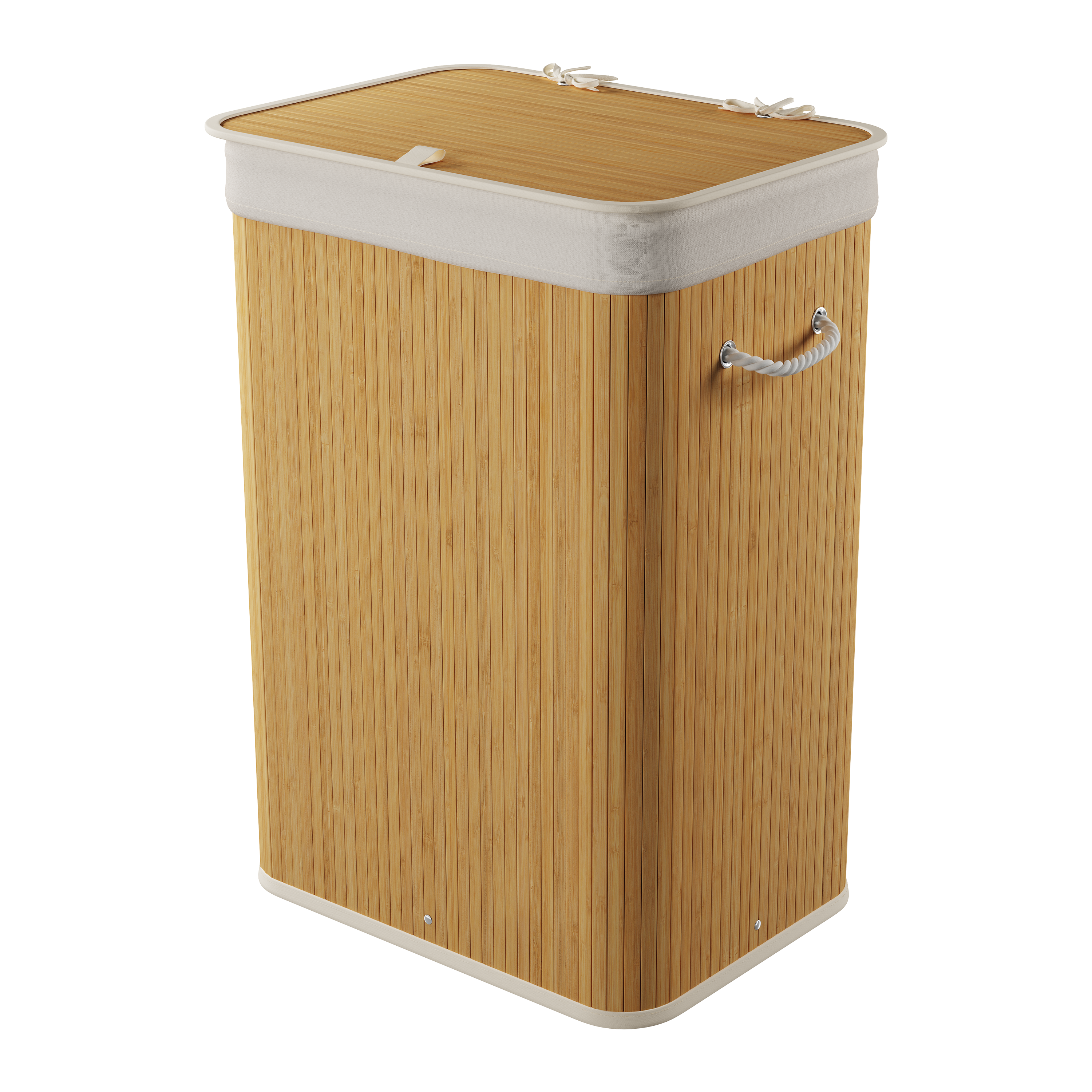 Kosz na pranie Natural Bambus 60l Sensea