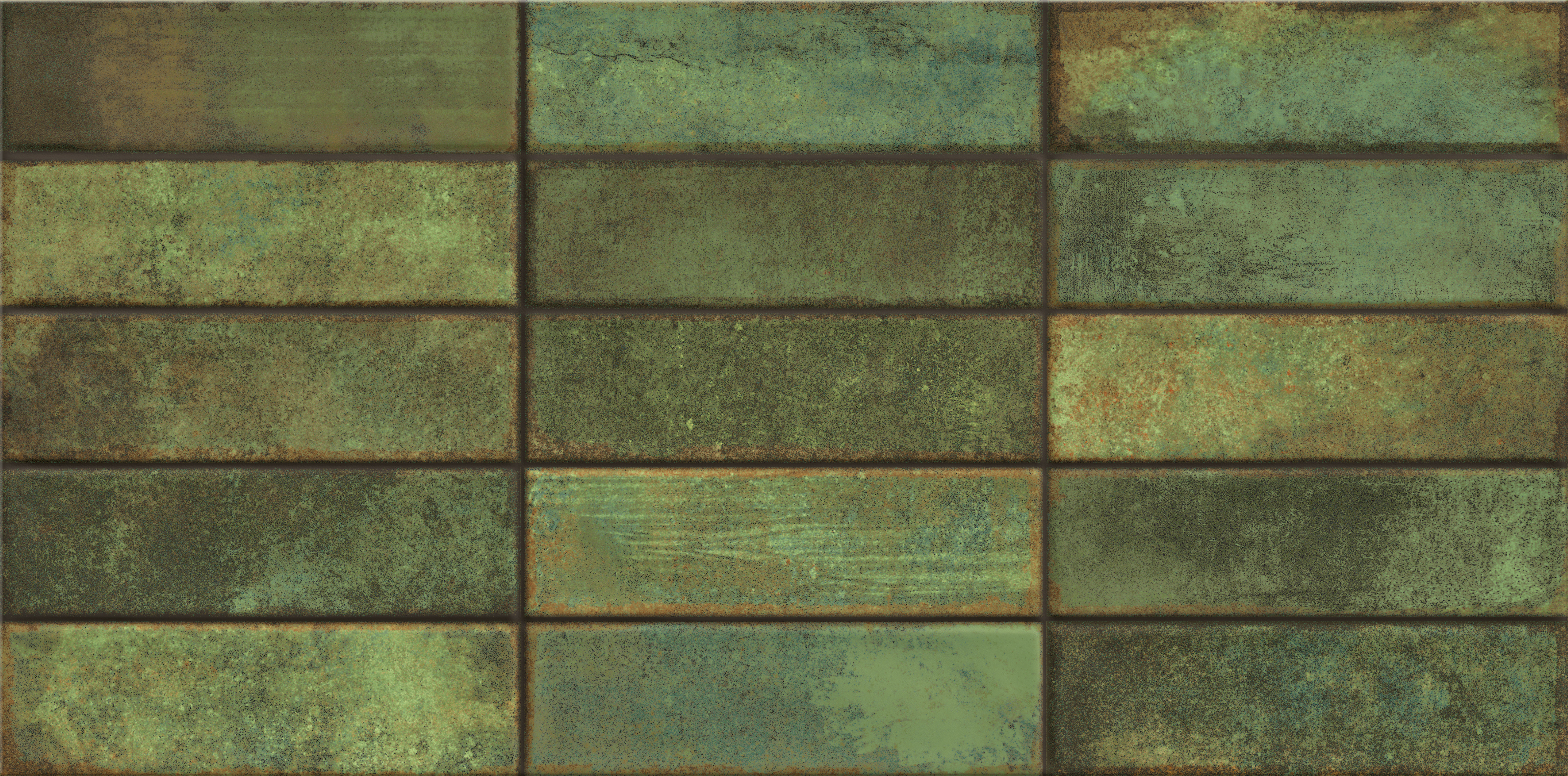 Glazura Convito Bricks Green 29.7x60 cm Cersanit