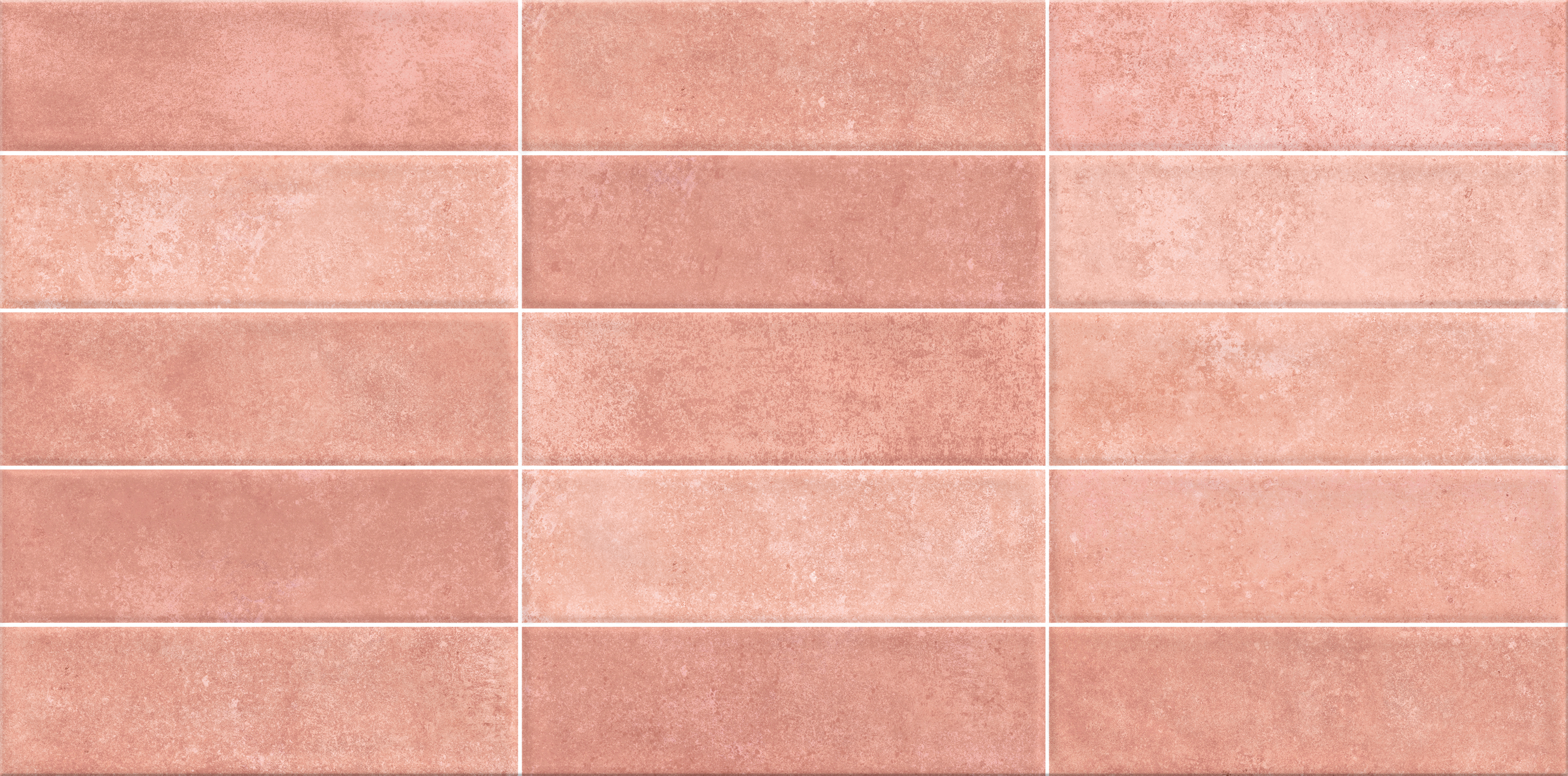 Glazura Convito Bricks Pink 29.7x60 cm Cersanit