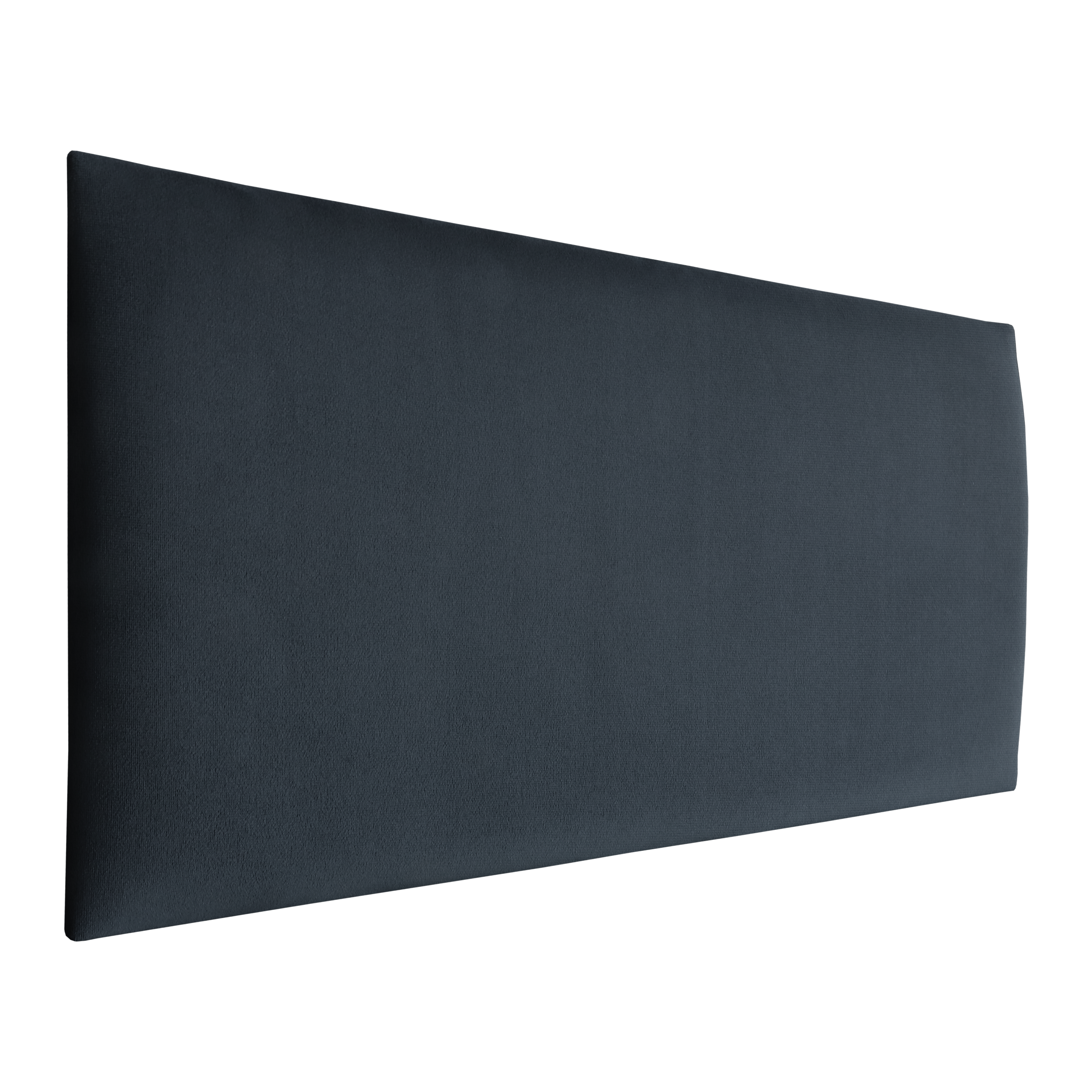 Panel tapicerowany 60x30 cm Slim prostokątny ciemnoszary MV93