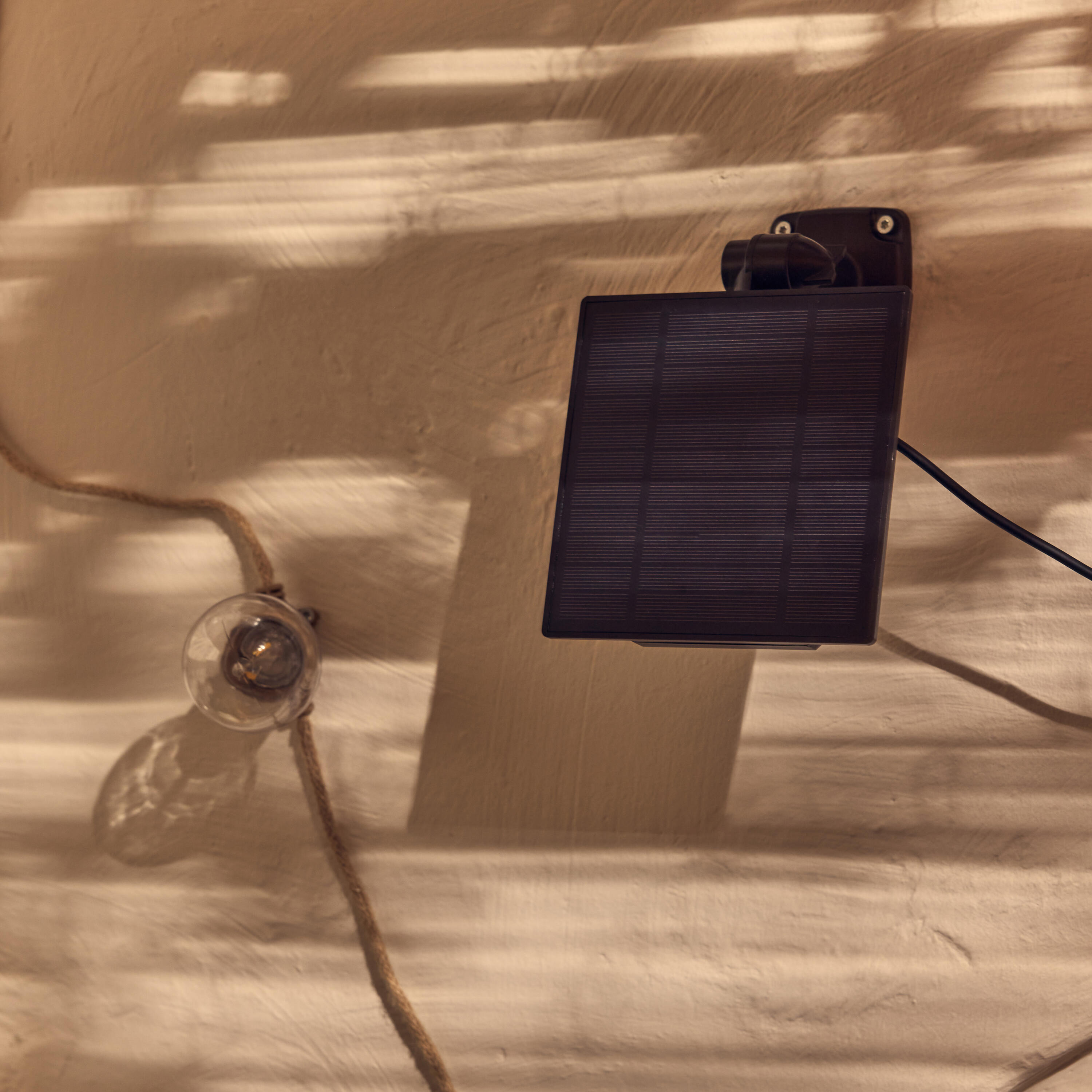 Girlanda solarna Minta hybrydowa 10xLEDx170 lm 5m brązowa IP54 Inspire