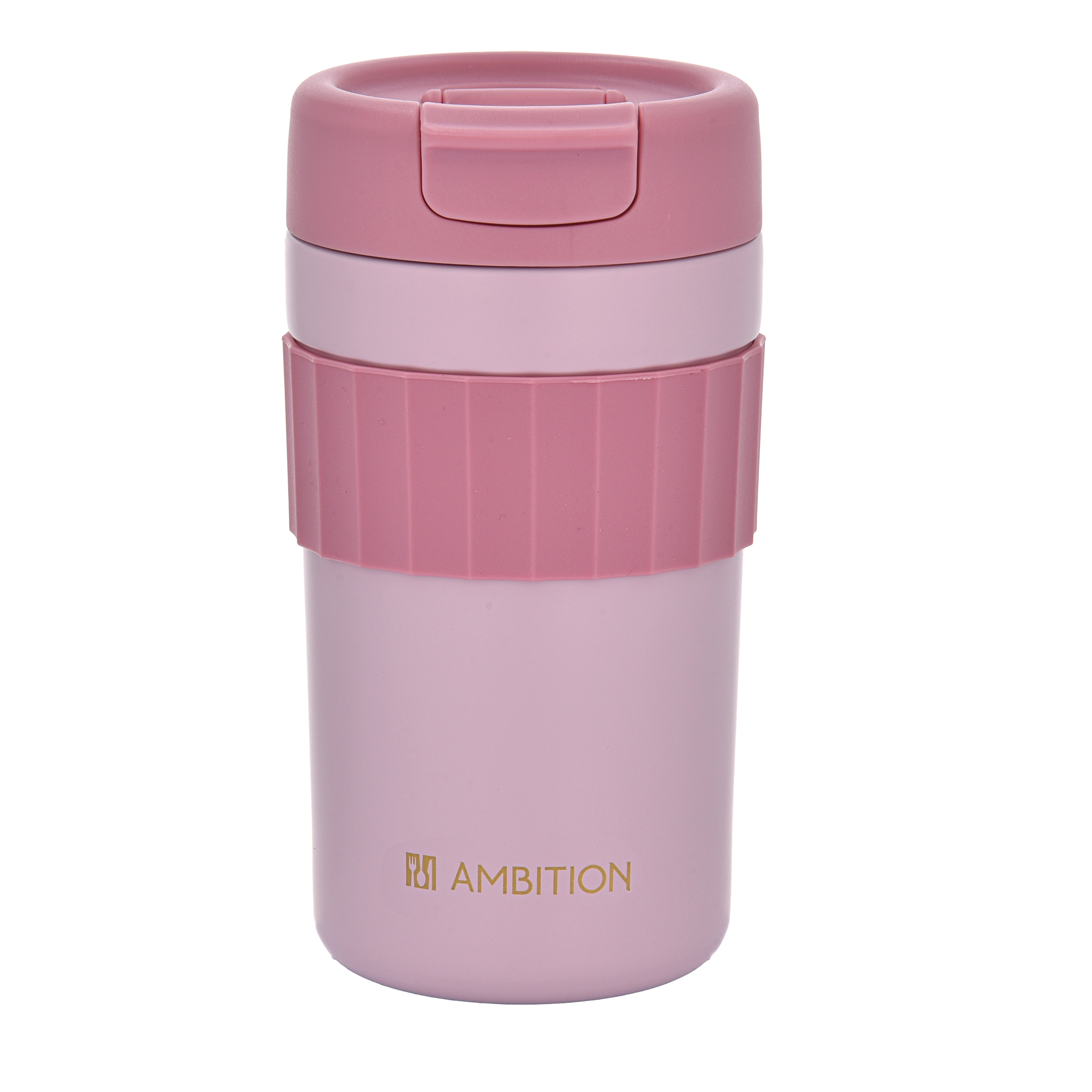 Kubek termiczny Nino różowy 450 ml Ambition